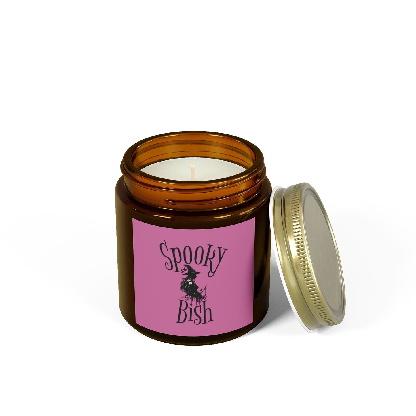 Scented Candle - Spooky Bish Witchy Design (4oz, 9oz)