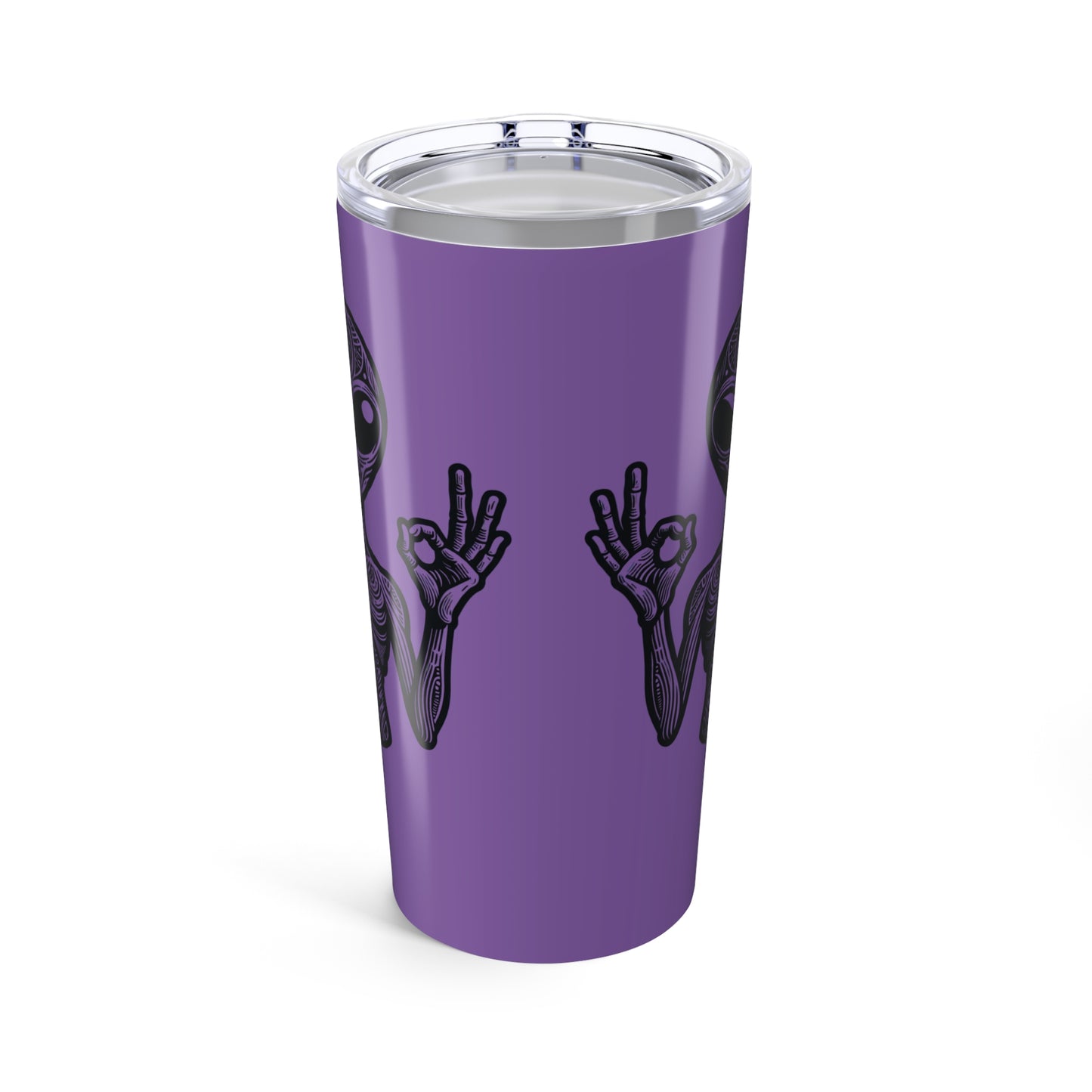 20oz Tumbler - Alien Peace Meditation Hand Sign