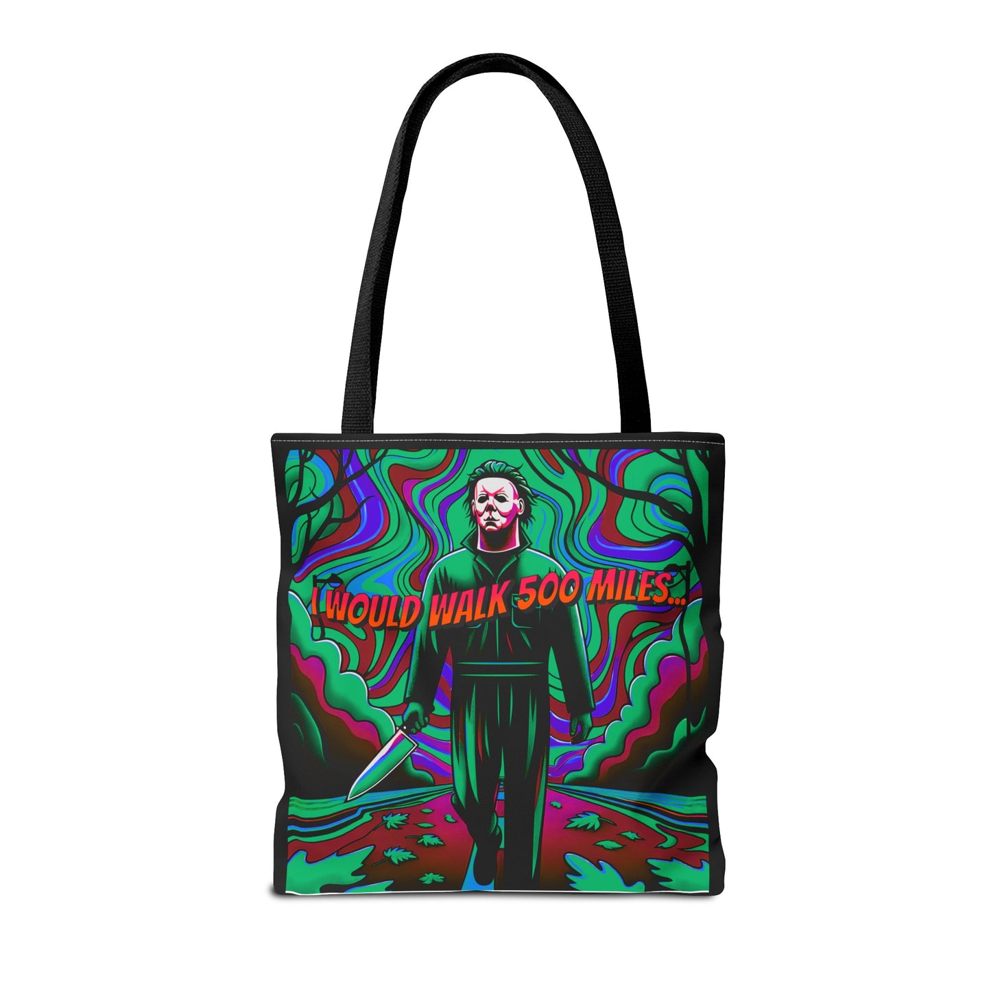 Horradelic Horror Fun Michael With The Mask On Myers Beach Halloween Lunch Tote Bag (AOP)