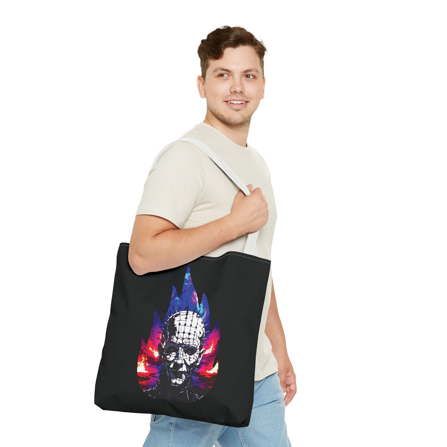 Tote Bag - Welcome To Hell Pinhead, 80's Horror Fun