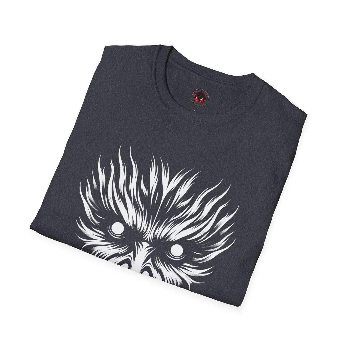 Shadow Figure Unisex T-Shirt - Sinister Face Design