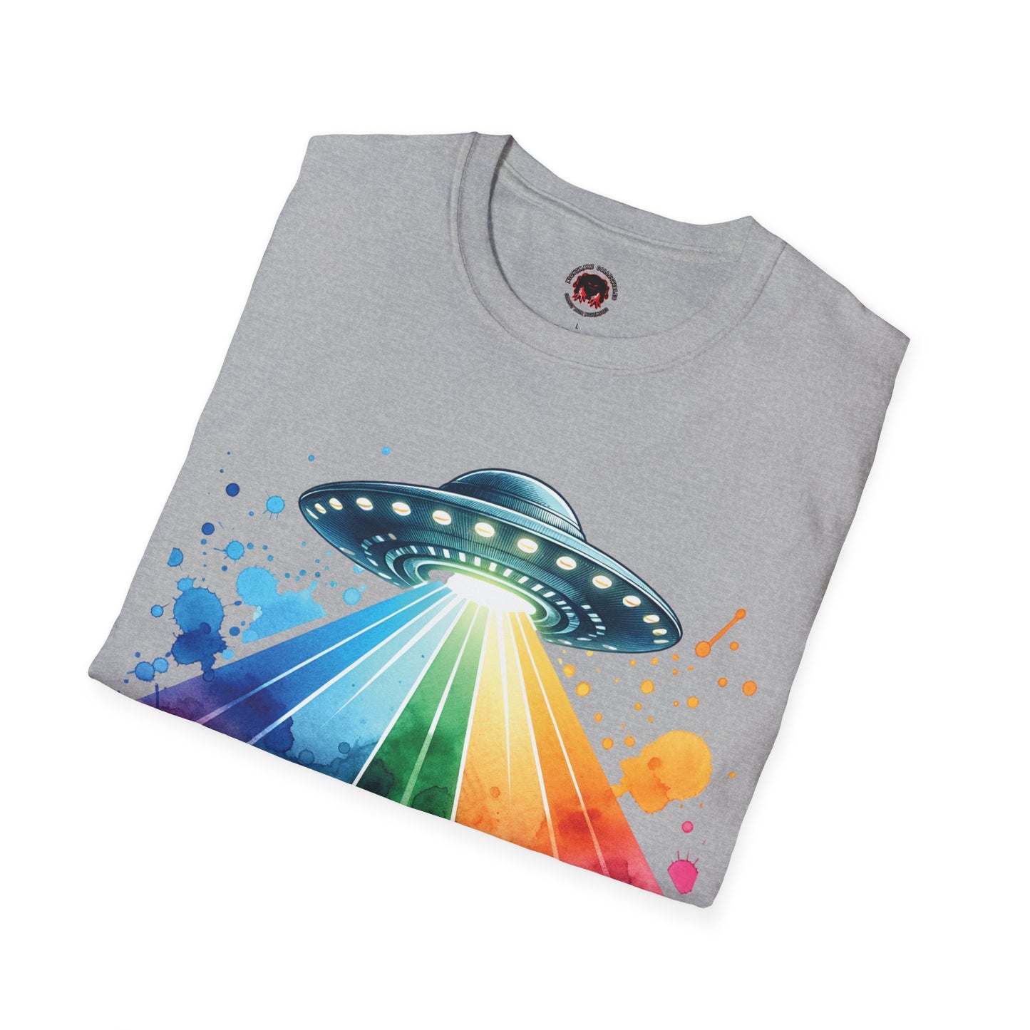 Summerween UFO Beach Day Unisex Soft style T-Shirt