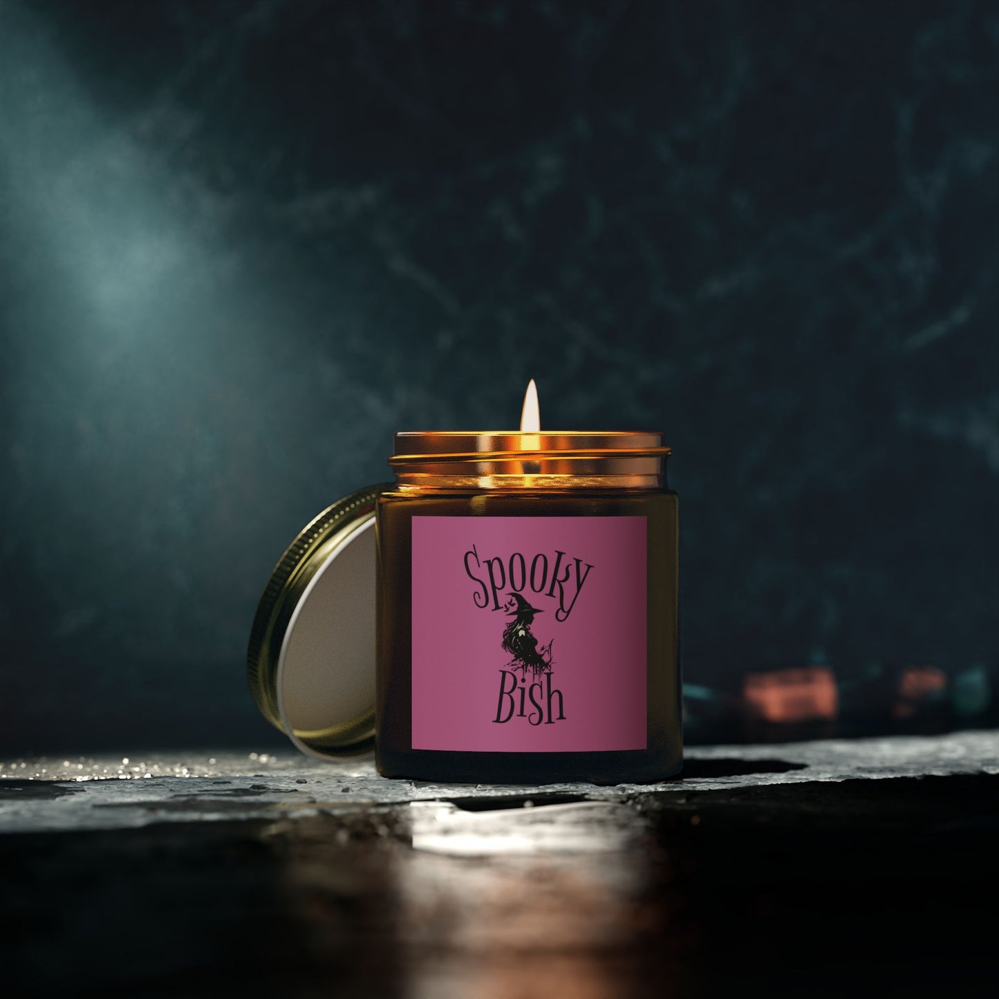 Scented Candle - Spooky Bish Witchy Design (4oz, 9oz)