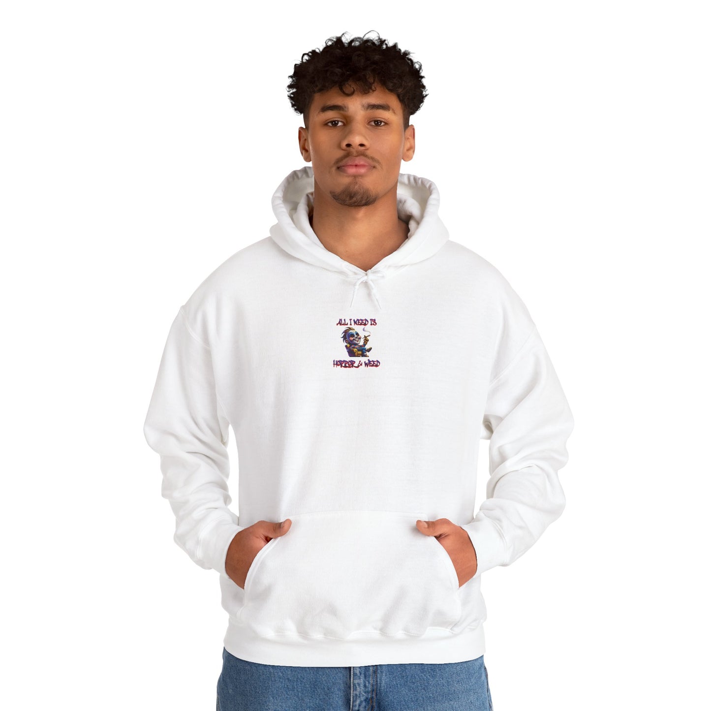 All I need is Horror & W**d Unisex Heavy Blend™ Hooded Sweatshirt