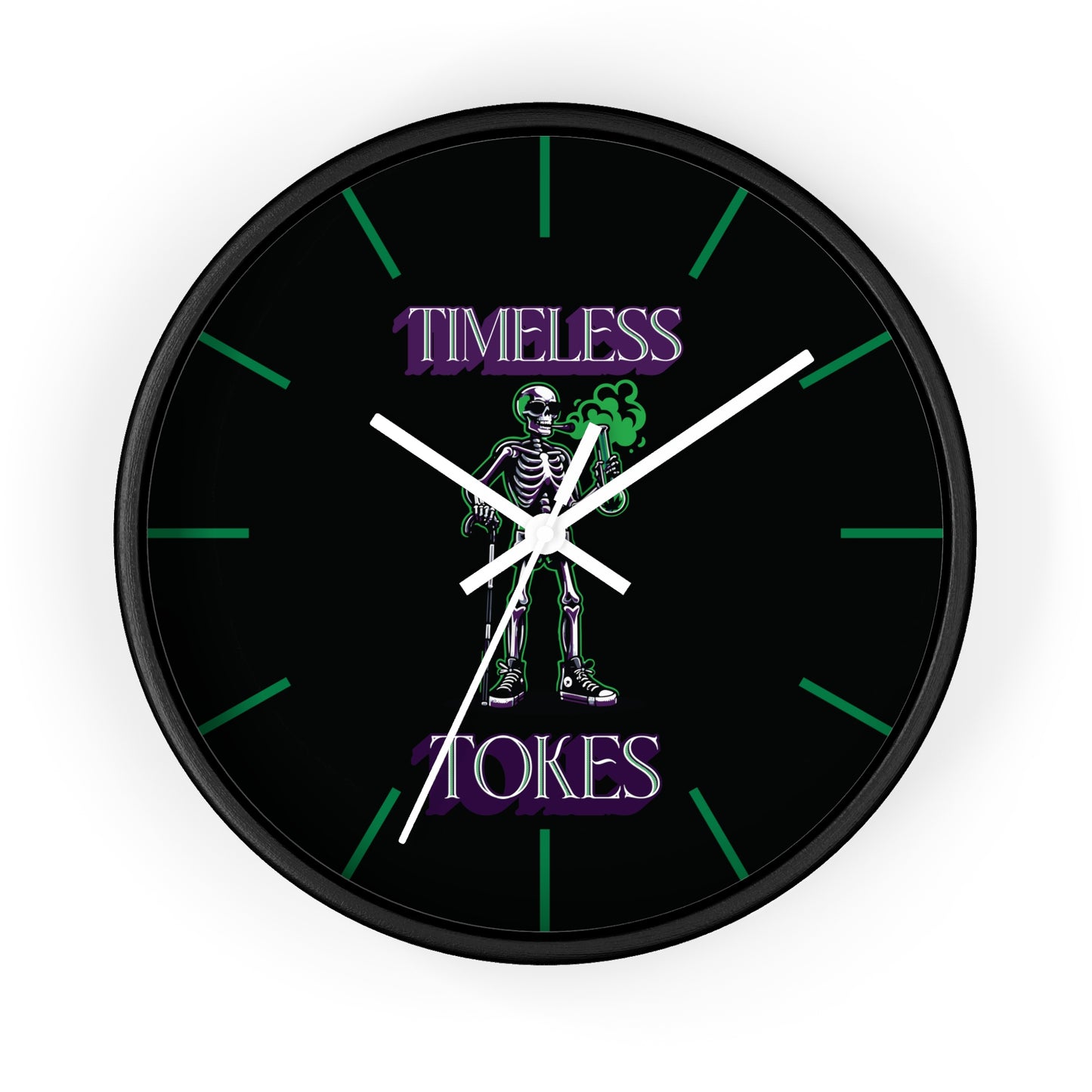 Timeless Tokes Skeleton Wall Clock