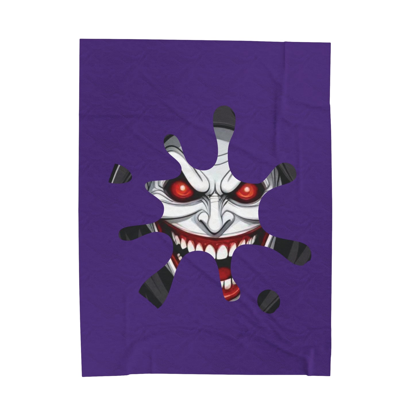 Plush Blanket - Joker Evil Smile Sinister Design