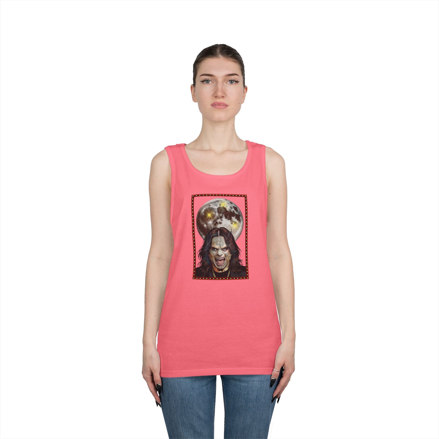 Ozzy Bark at the Moon Unisex Tank Top