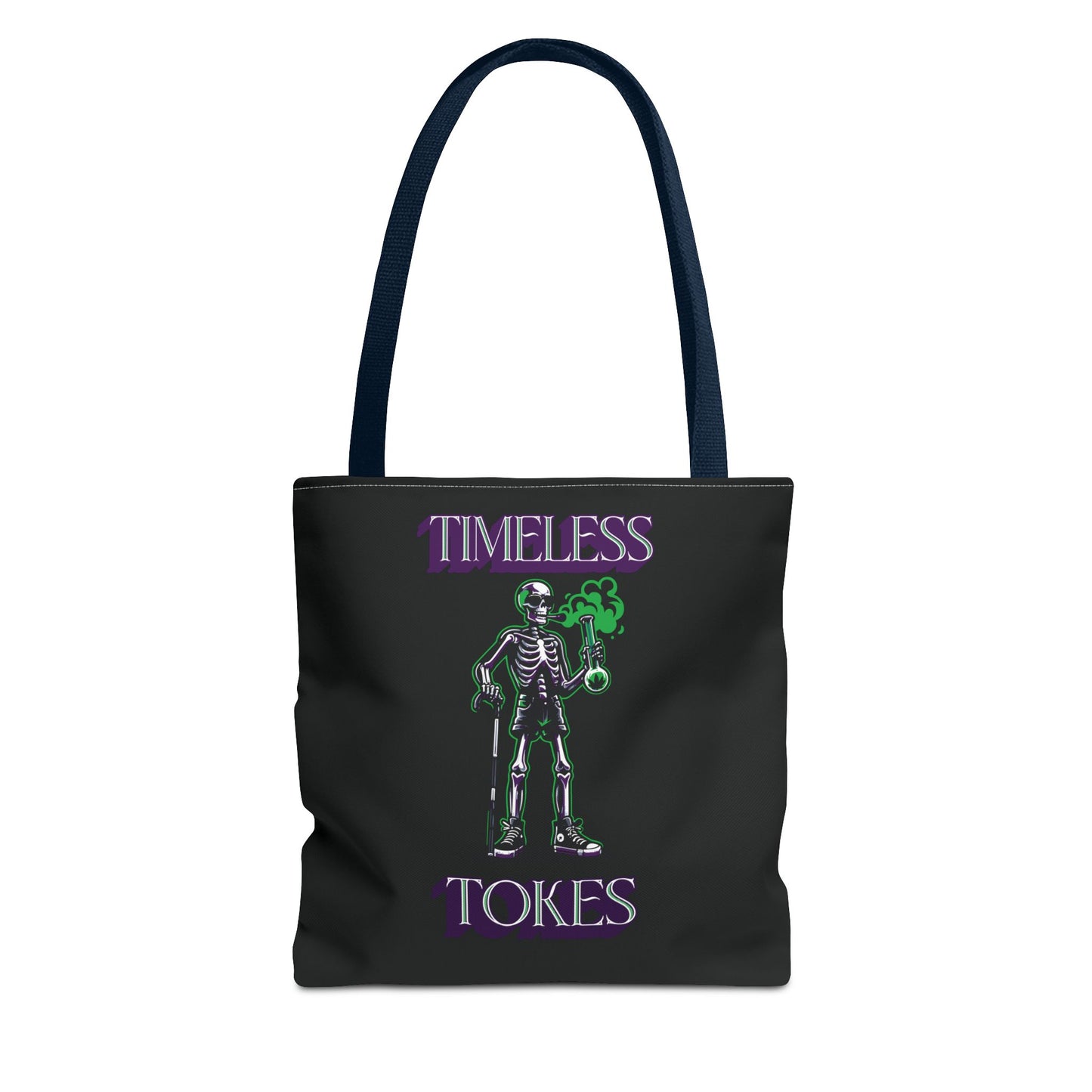 Tote Bag - Timeless Tokes Skeleton Weed Lover Design