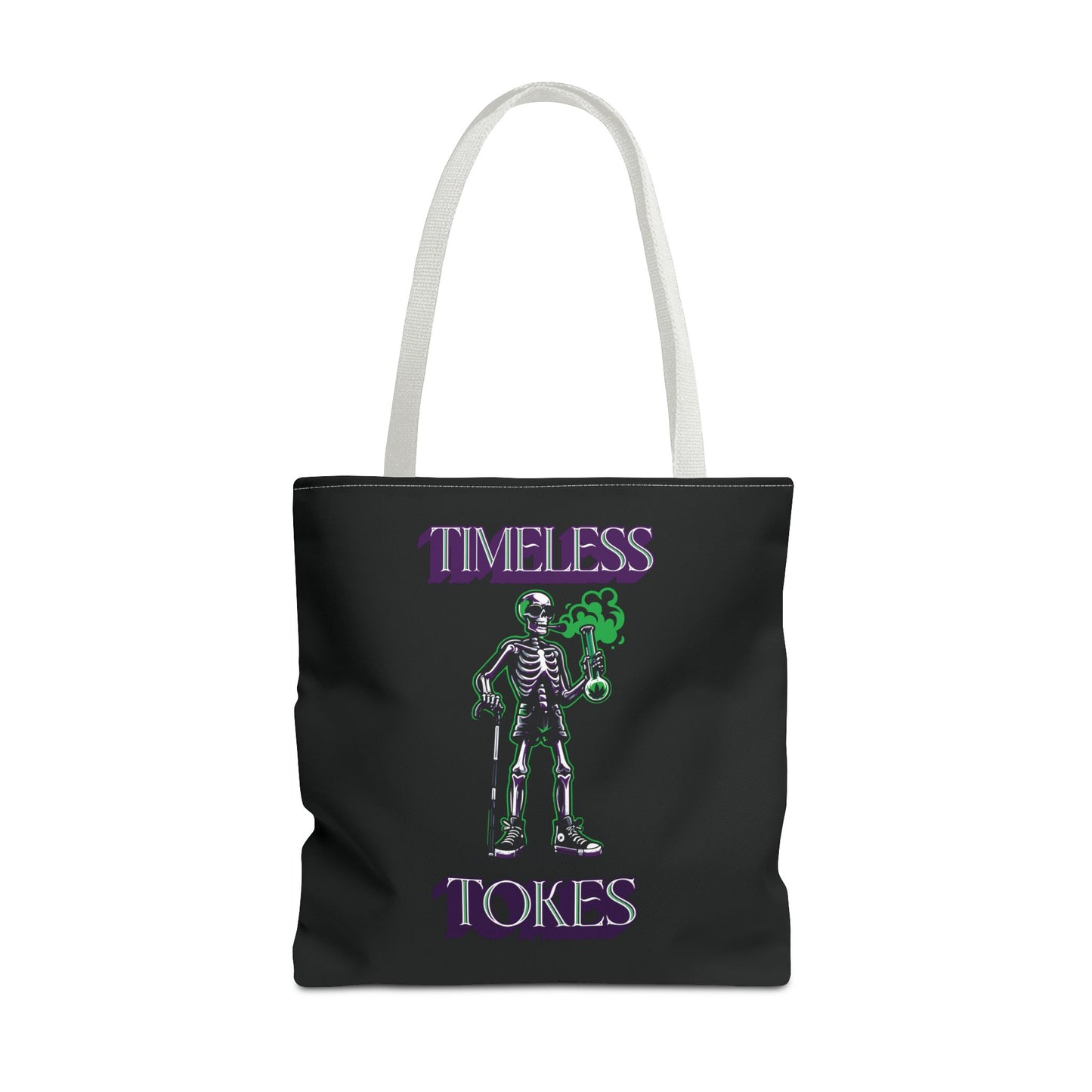 Tote Bag - Timeless Tokes Skeleton Weed Lover Design