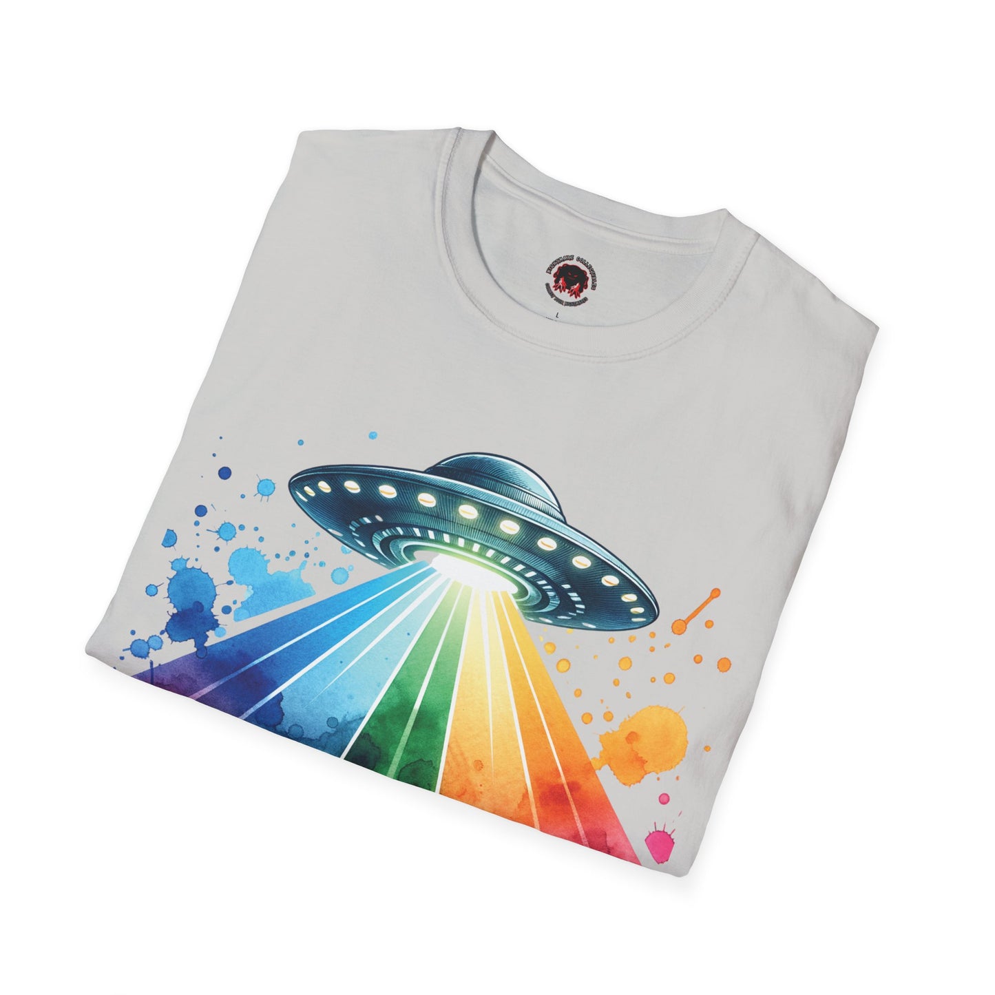 Summerween UFO Beach Day Unisex Soft style T-Shirt