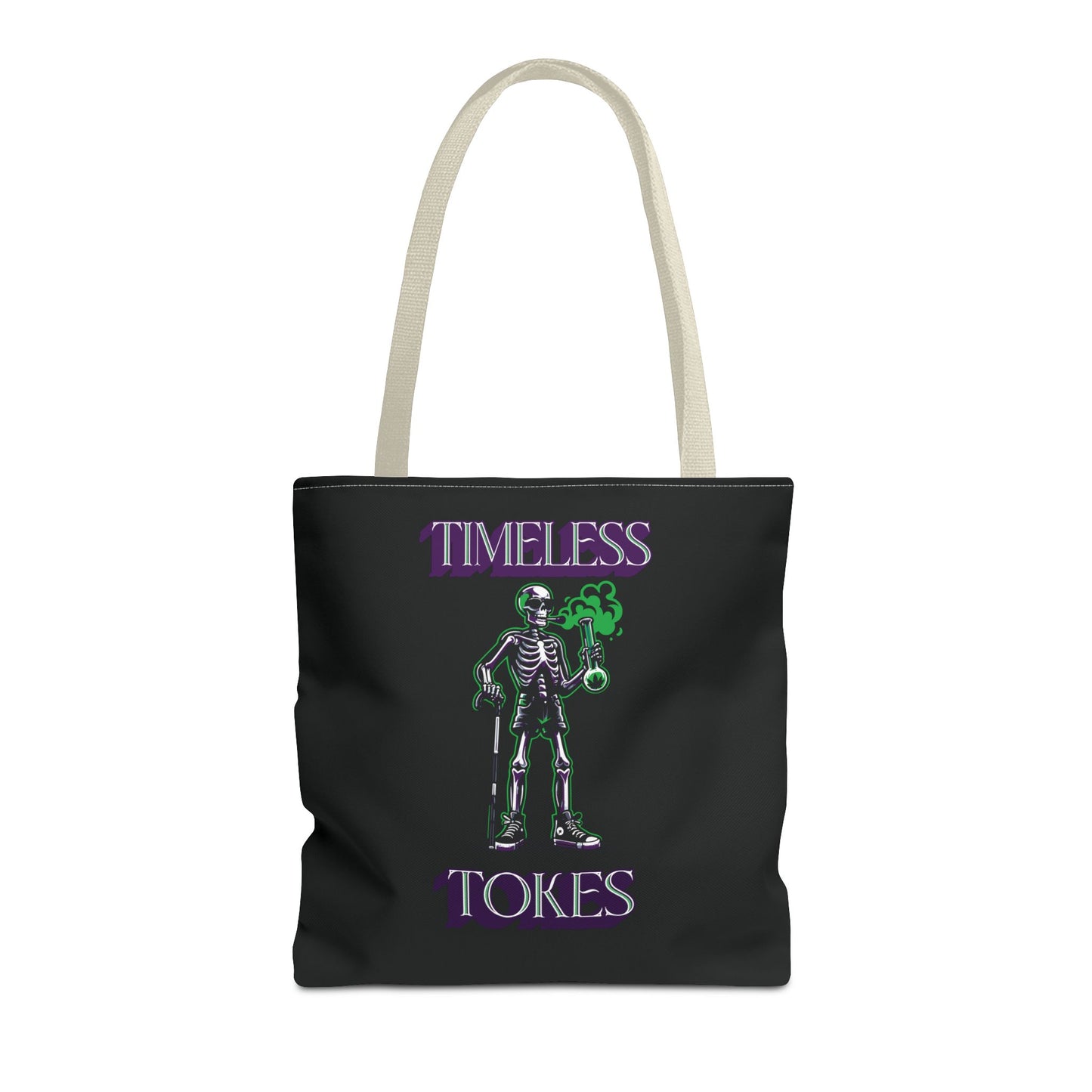 Tote Bag - Timeless Tokes Skeleton Weed Lover Design