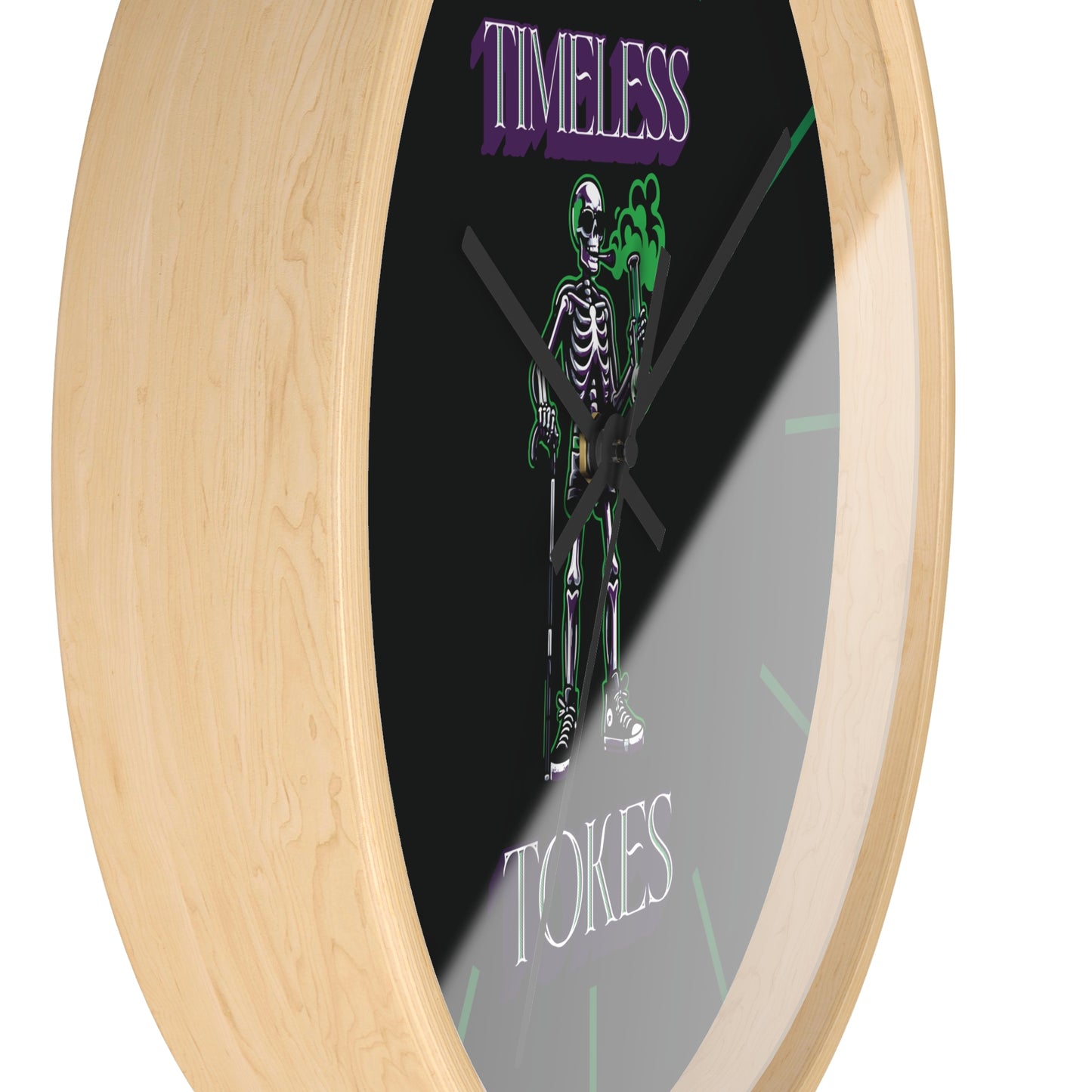 Timeless Tokes Skeleton Wall Clock