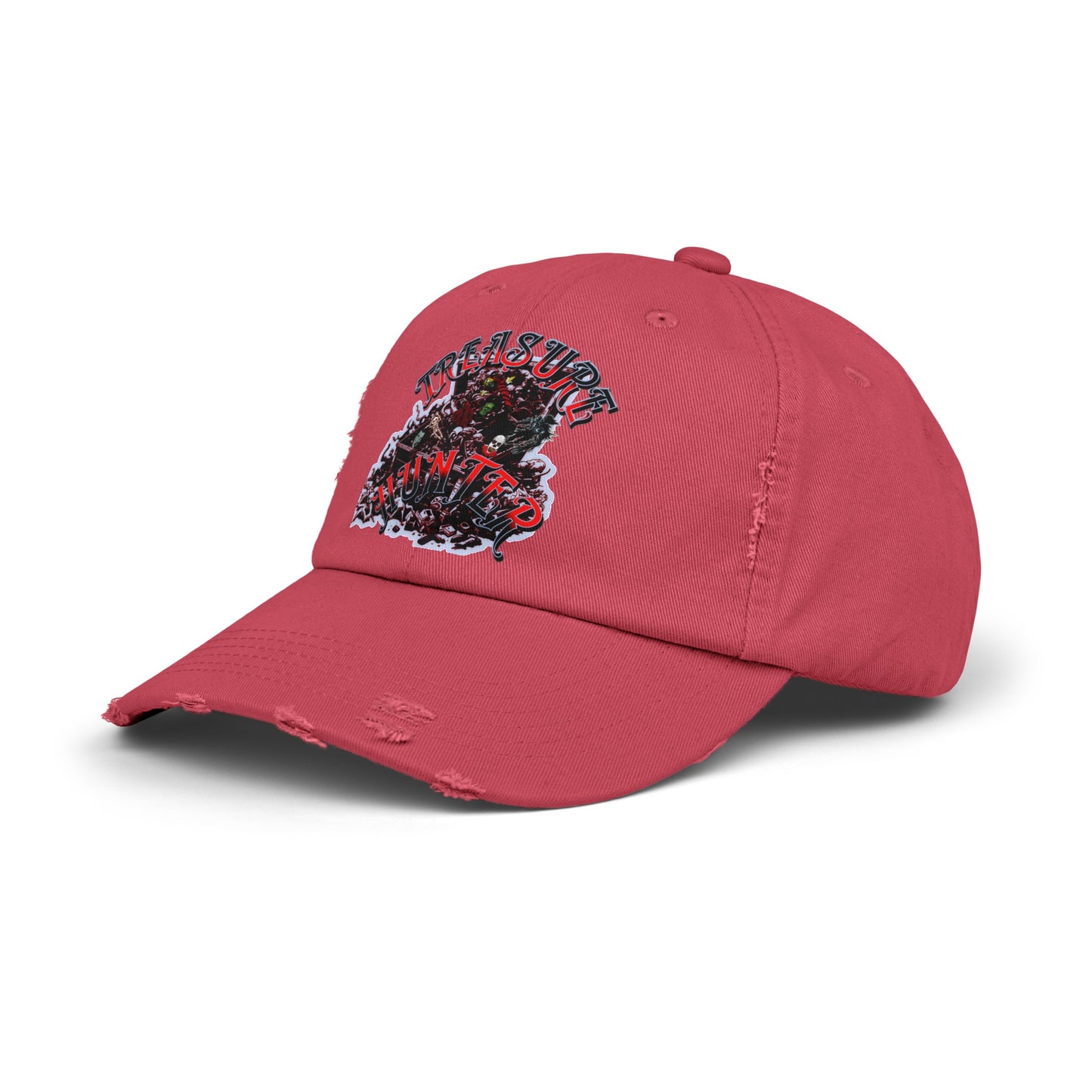 Treasure Hunter Horror Collector Unisex Distressed Cap Fun Convention Toy Show Hat
