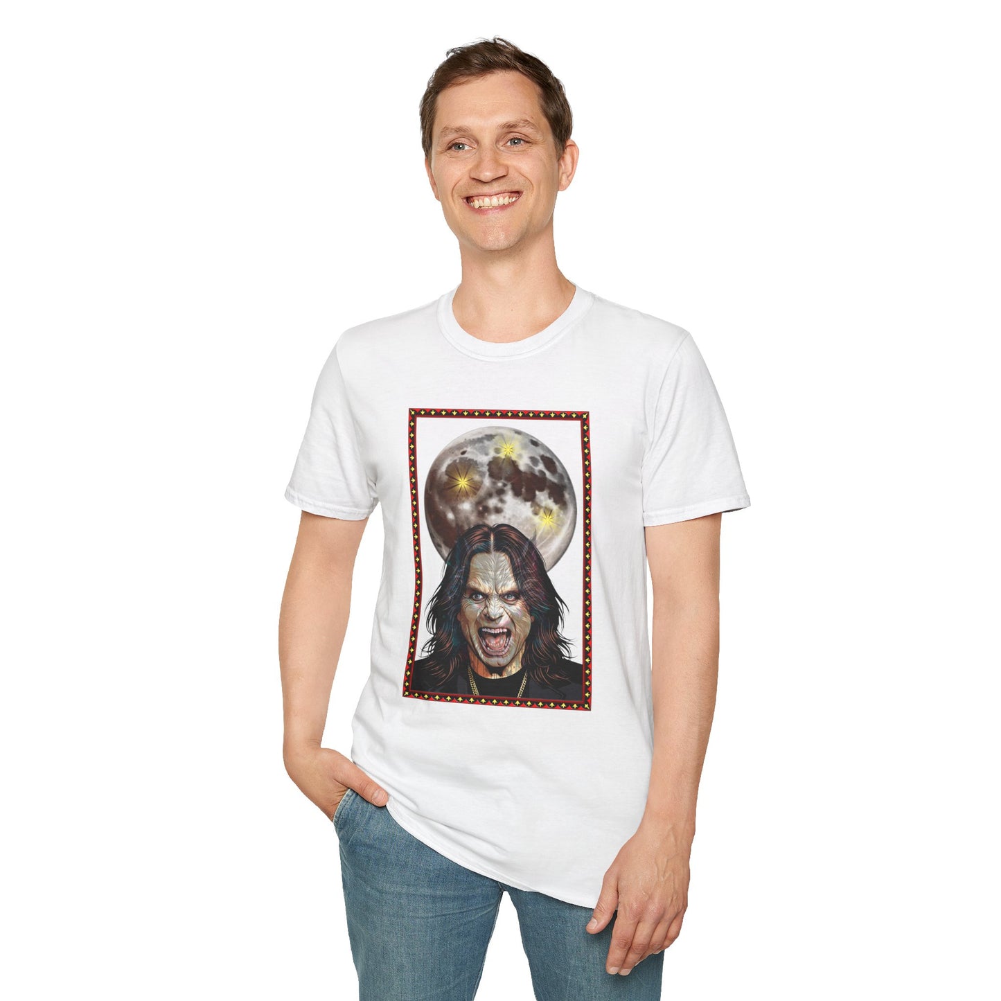 Ozzy Bark At The Moon Unisex T-Shirt - Werewolf Design