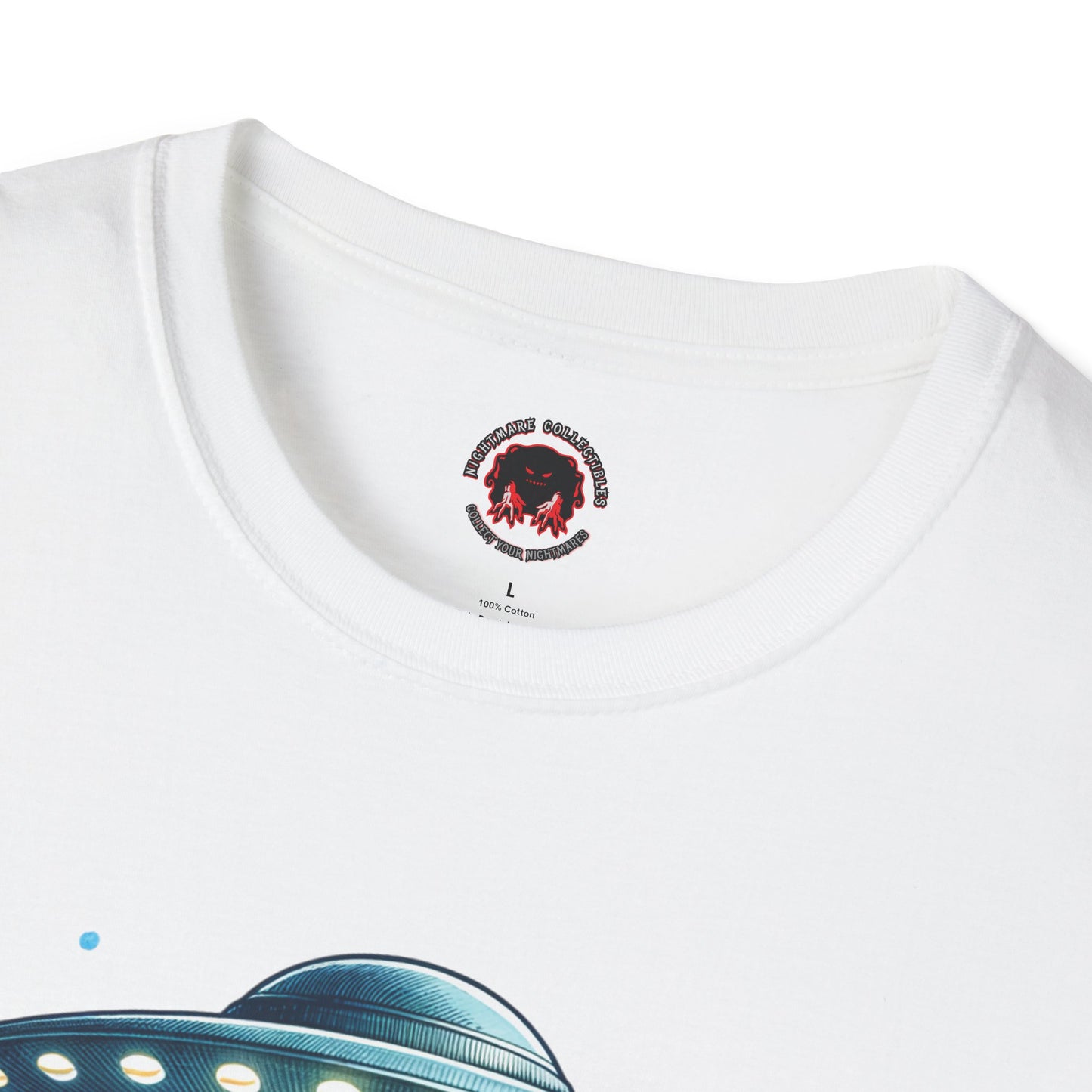 Summerween UFO Beach Day Unisex Soft style T-Shirt