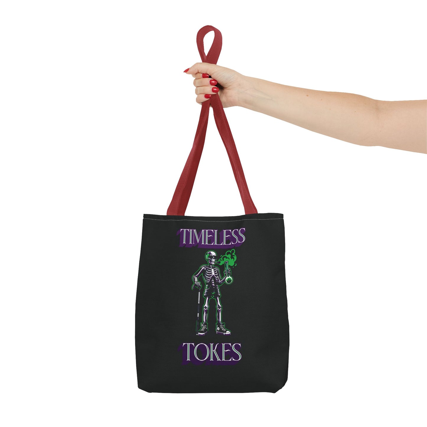 Tote Bag - Timeless Tokes Skeleton Weed Lover Design