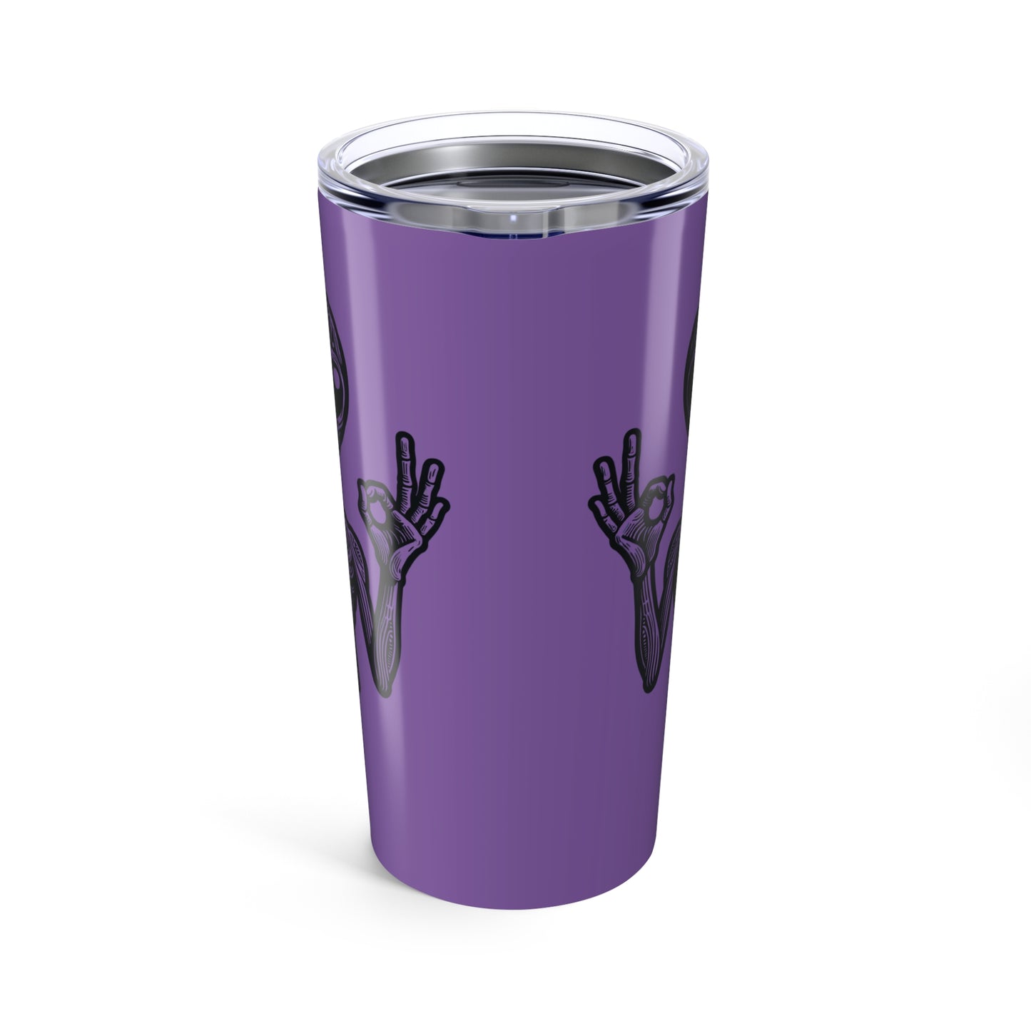 20oz Tumbler - Alien Peace Meditation Hand Sign