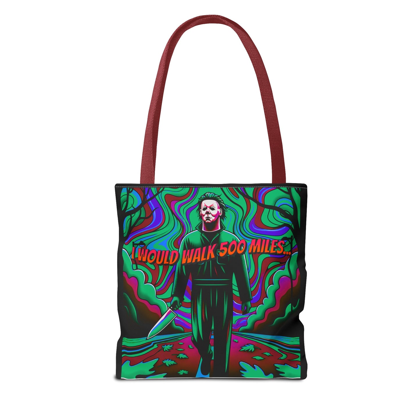 Horradelic Horror Fun Michael With The Mask On Myers Beach Halloween Lunch Tote Bag (AOP)