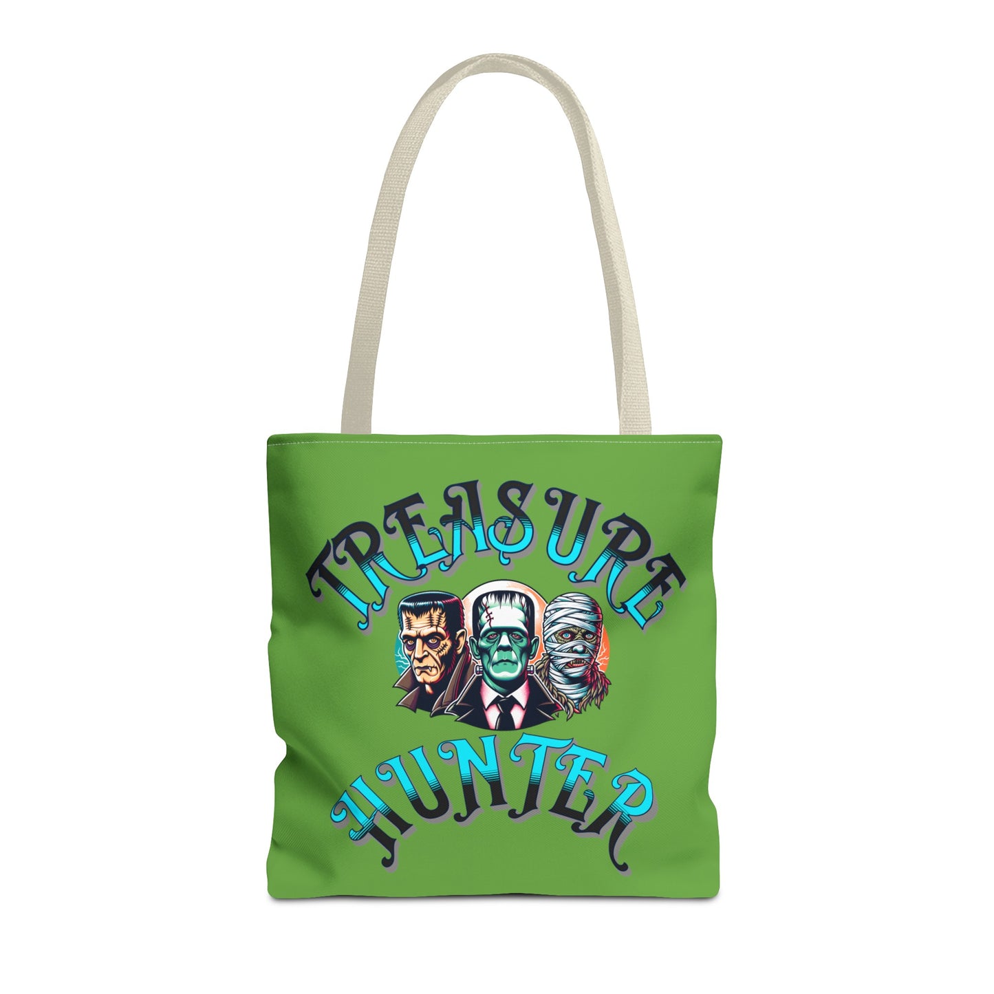 Treasure Hunter Vintage Monster Collector Tote Bag (AOP) Retro Toys Travel