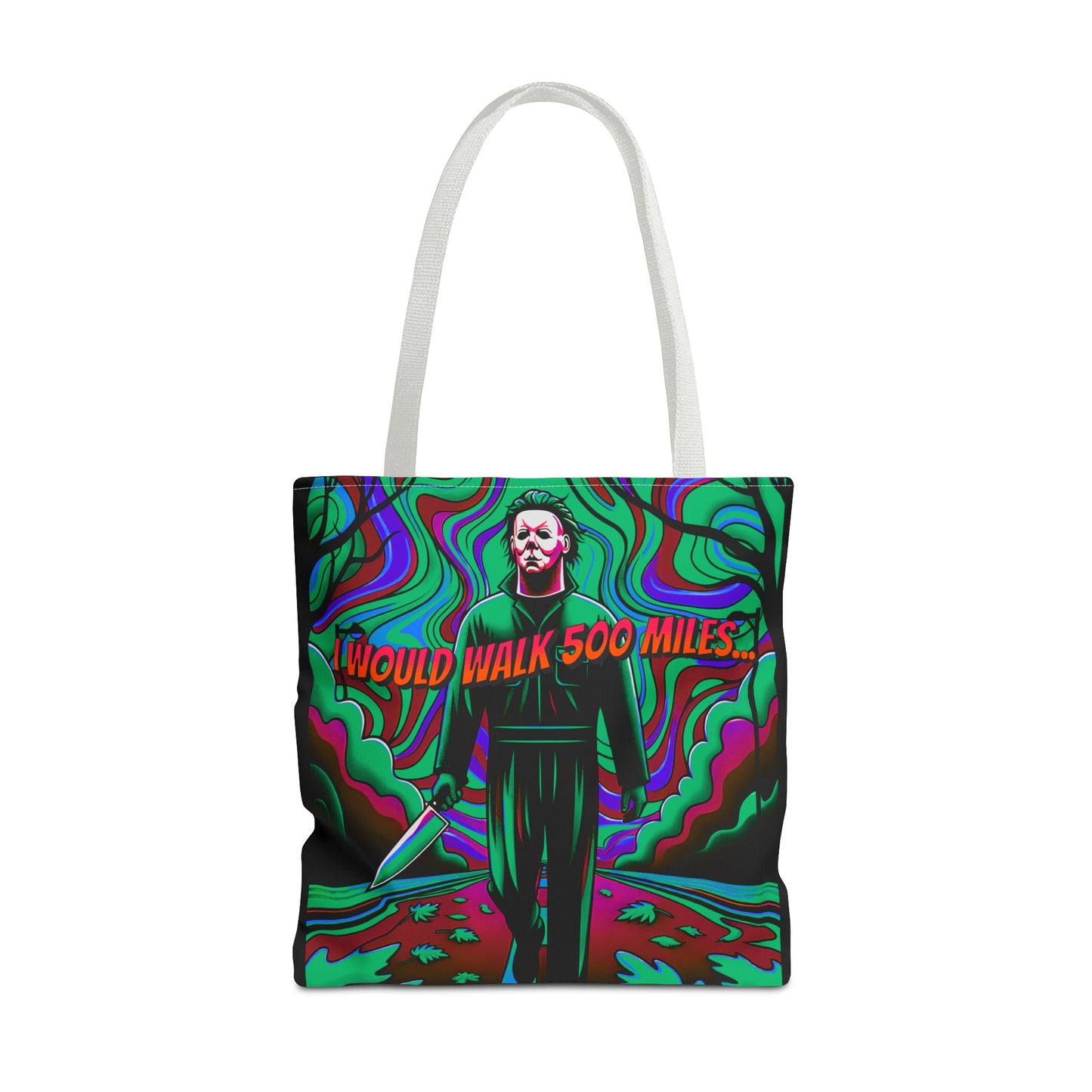 Horradelic Horror Fun Michael With The Mask On Myers Beach Halloween Lunch Tote Bag (AOP)