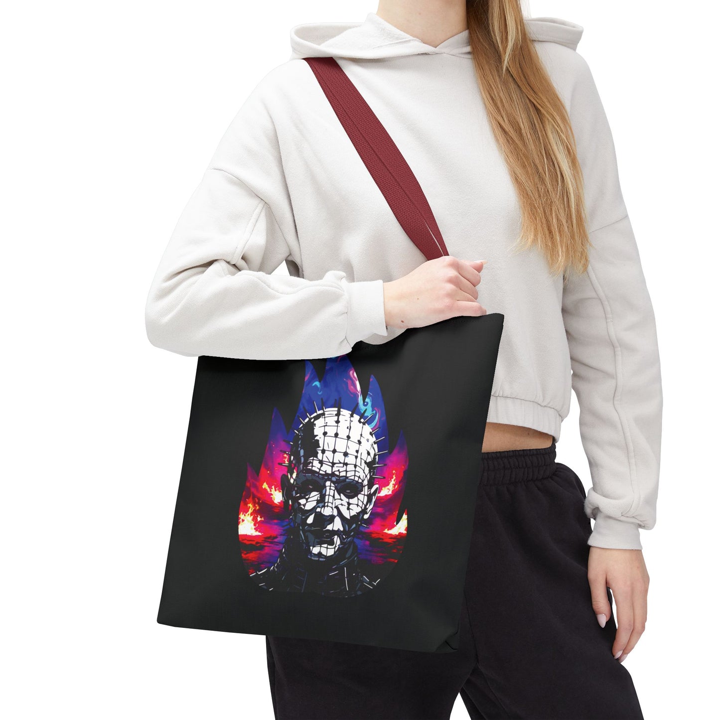 Tote Bag - Welcome To Hell Pinhead, 80's Horror Fun