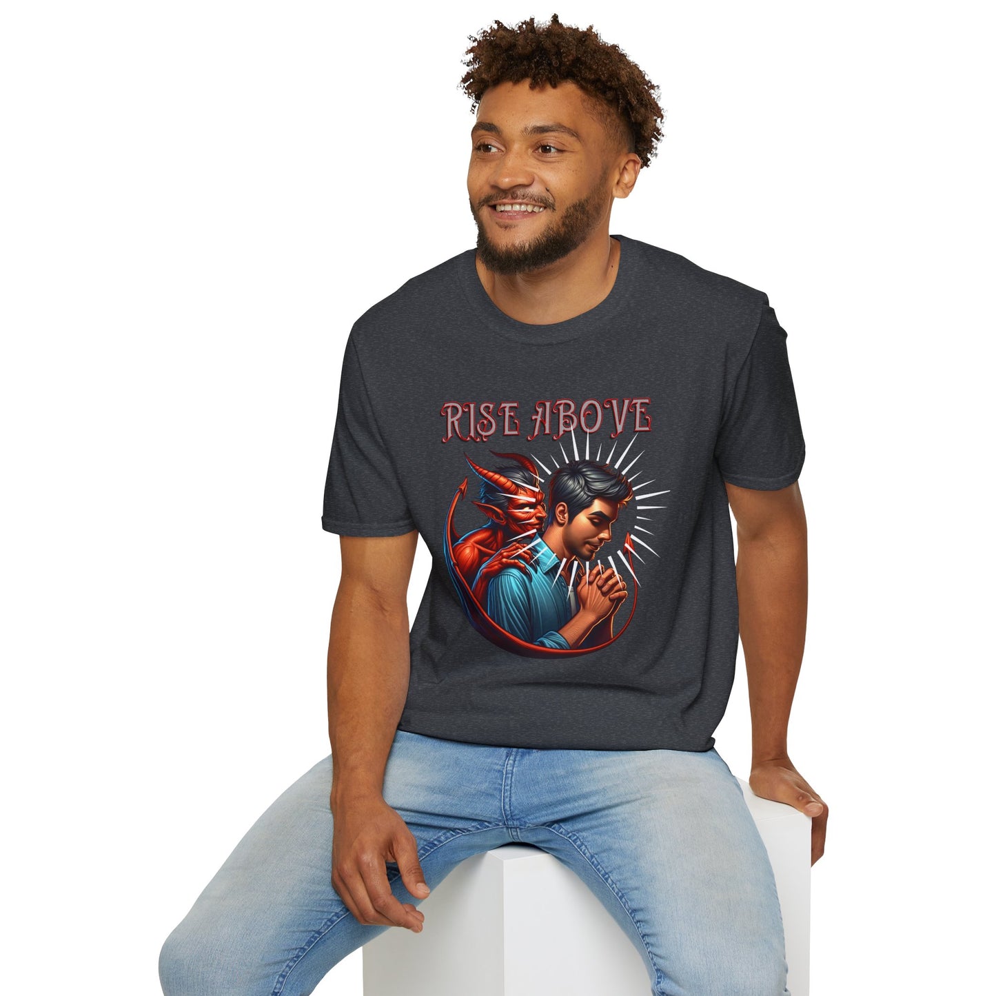 Devil Whisper Rise Above Unisex T-Shirt