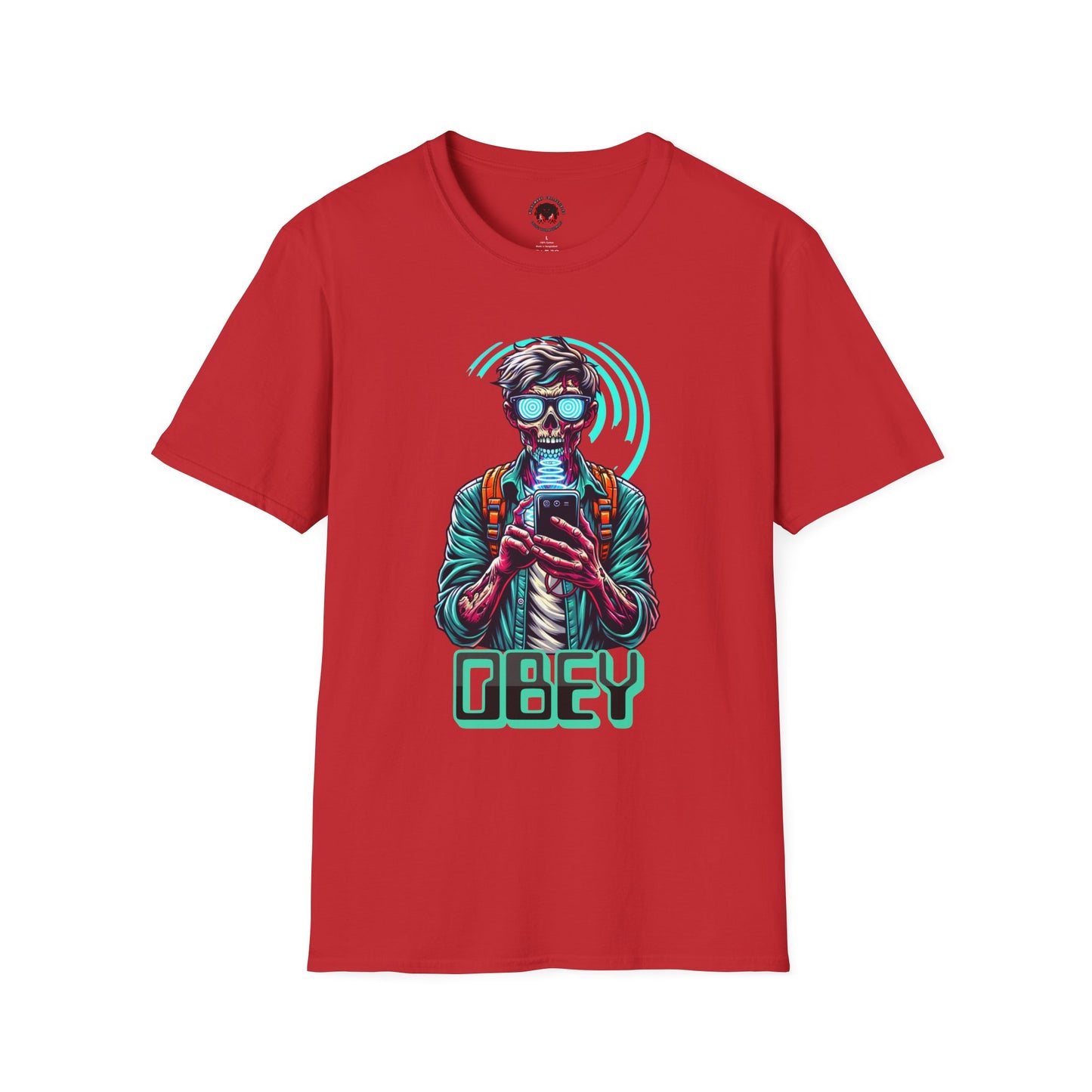Brain Washing "Obey" Cell Phone Design - Unisex T-Shirt