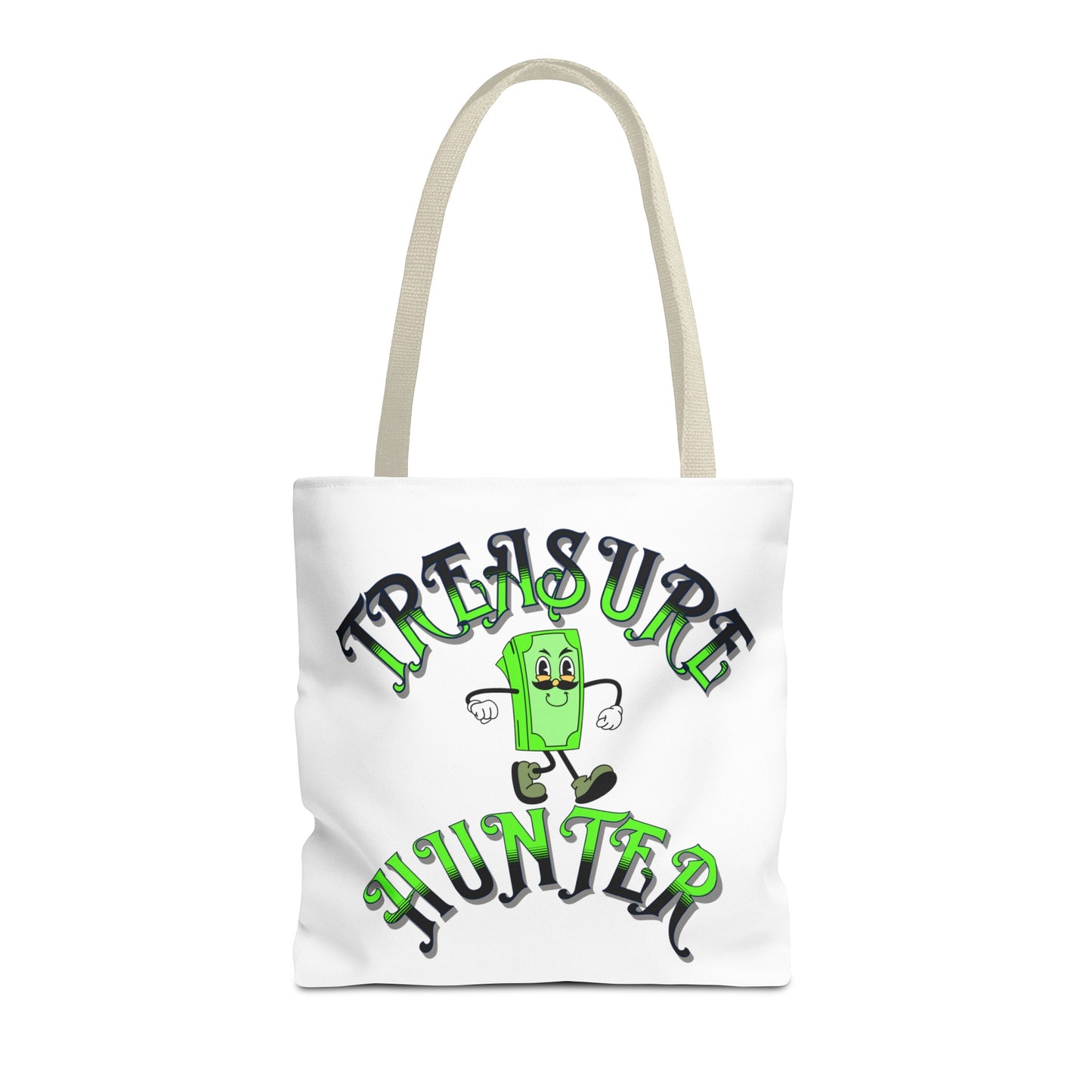 Treasure Hunter Money Man Collector Tote Bag (AOP) Cash Bag