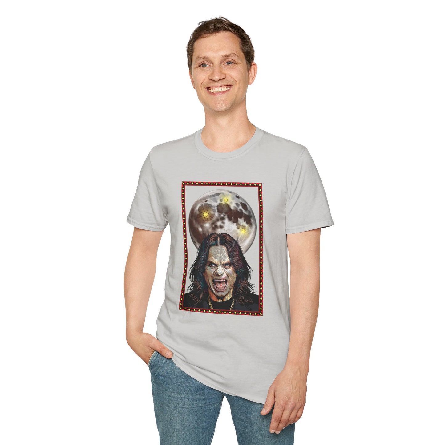 Ozzy Bark At The Moon Unisex T-Shirt - Werewolf Design