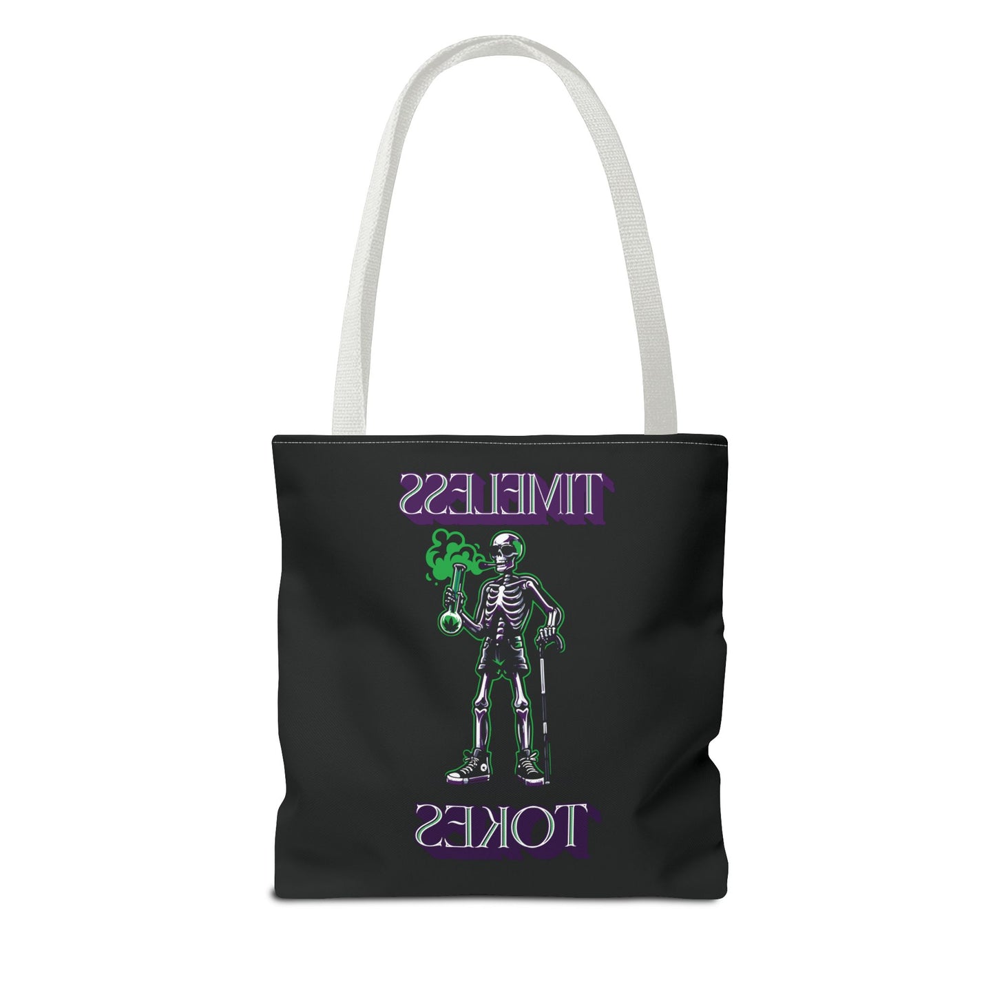 Tote Bag - Timeless Tokes Skeleton Weed Lover Design