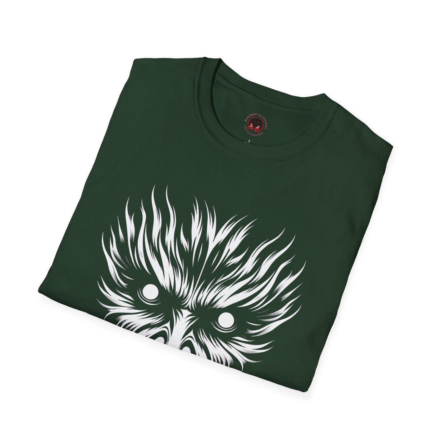 Shadow Figure Unisex T-Shirt - Sinister Face Design