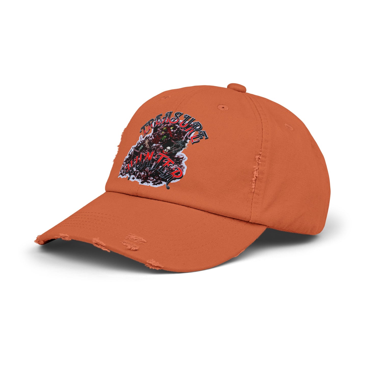 Treasure Hunter Horror Collector Unisex Distressed Cap Fun Convention Toy Show Hat