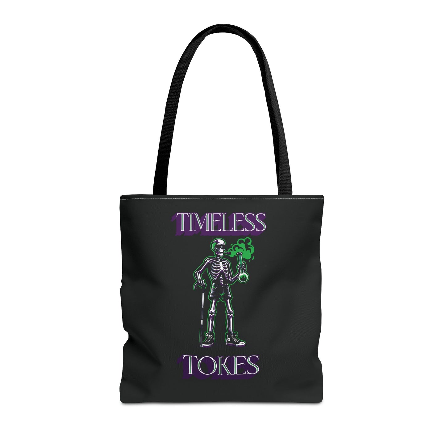 Tote Bag - Timeless Tokes Skeleton Weed Lover Design