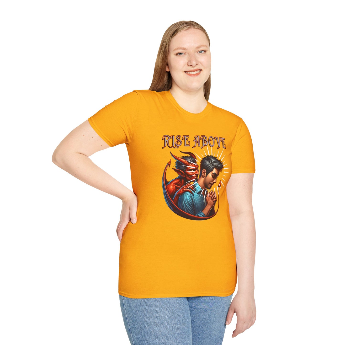 Devil Whisper Rise Above Unisex T-Shirt