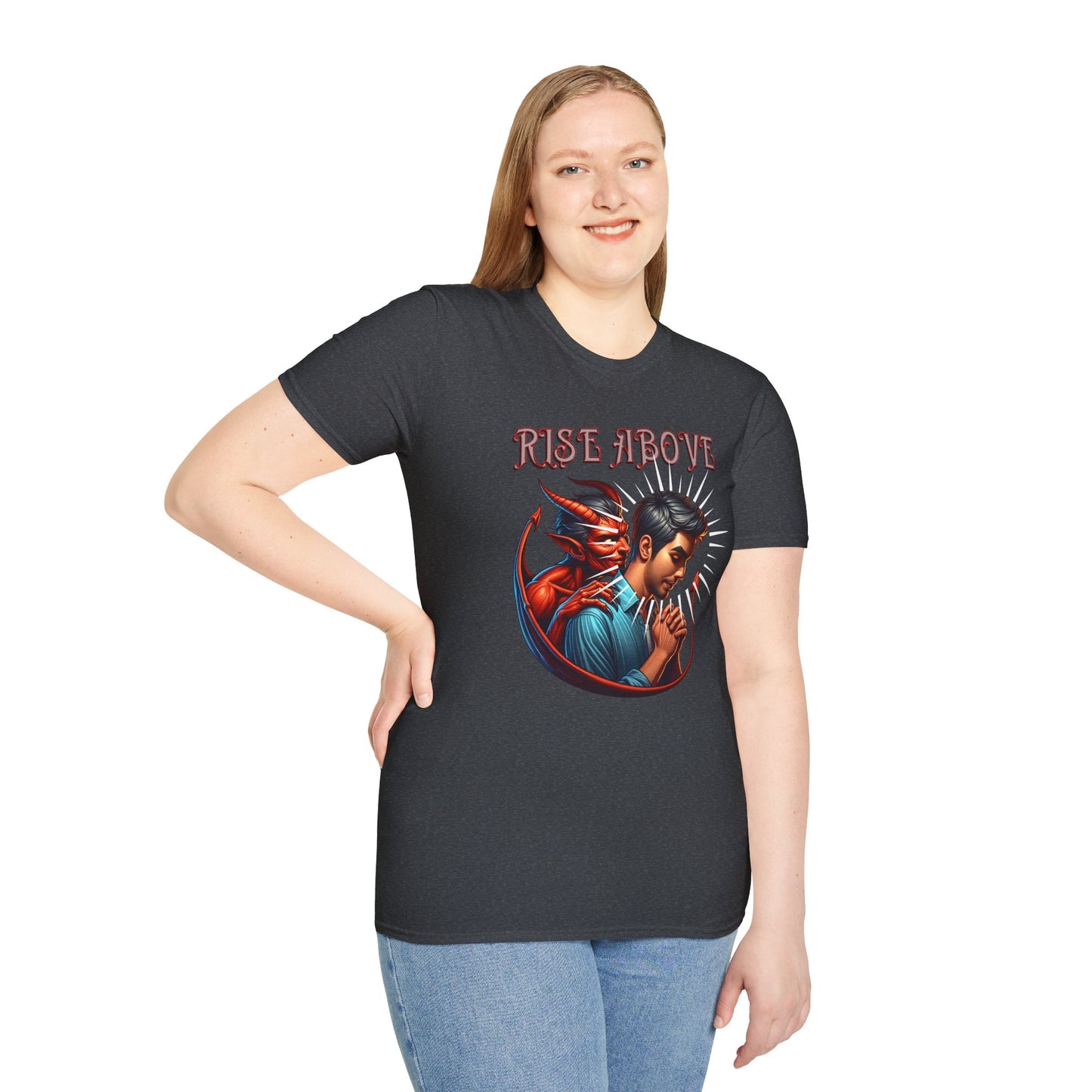 Devil Whisper Rise Above Unisex T-Shirt