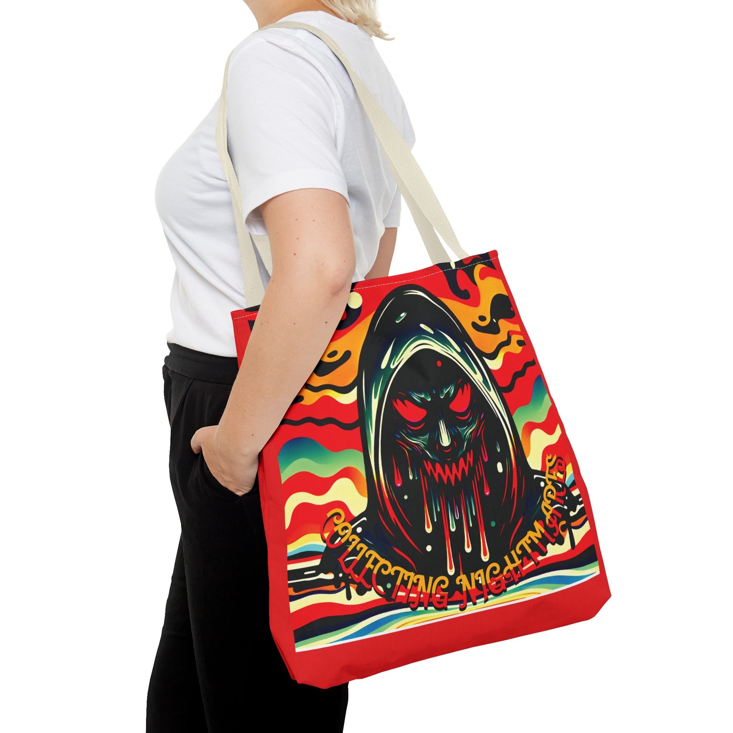 Horradelic Grabble Collecting Nightmares Shoulder Carry Tote Bag (AOP)