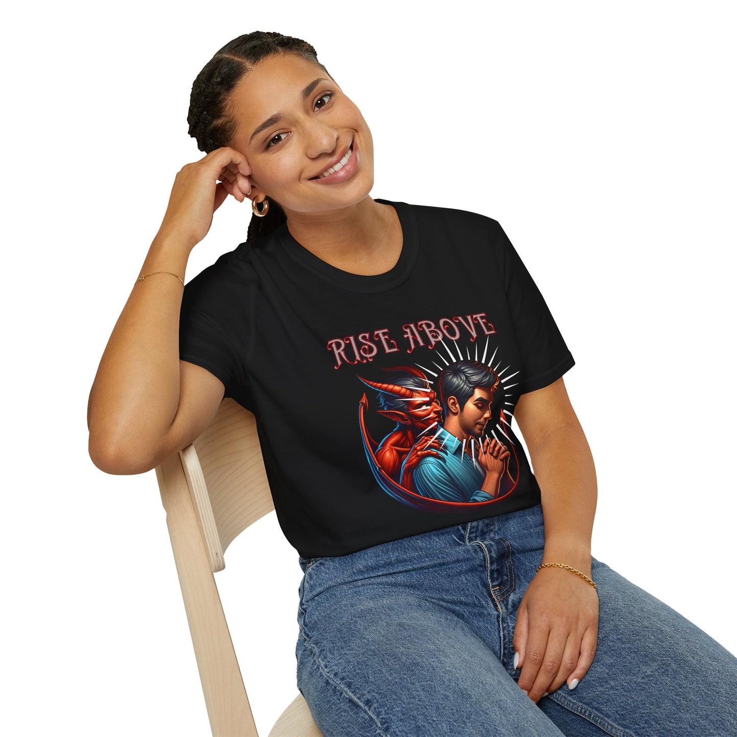 Devil Whisper Rise Above Unisex T-Shirt