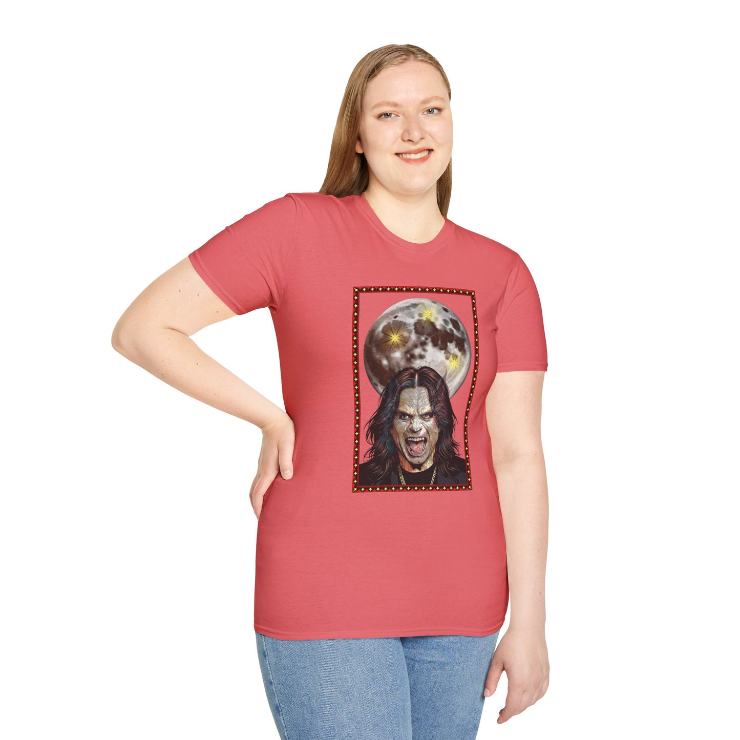 Ozzy Bark At The Moon Unisex T-Shirt - Werewolf Design
