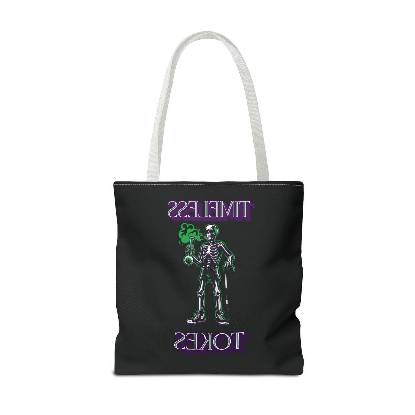 Tote Bag - Timeless Tokes Skeleton Weed Lover Design