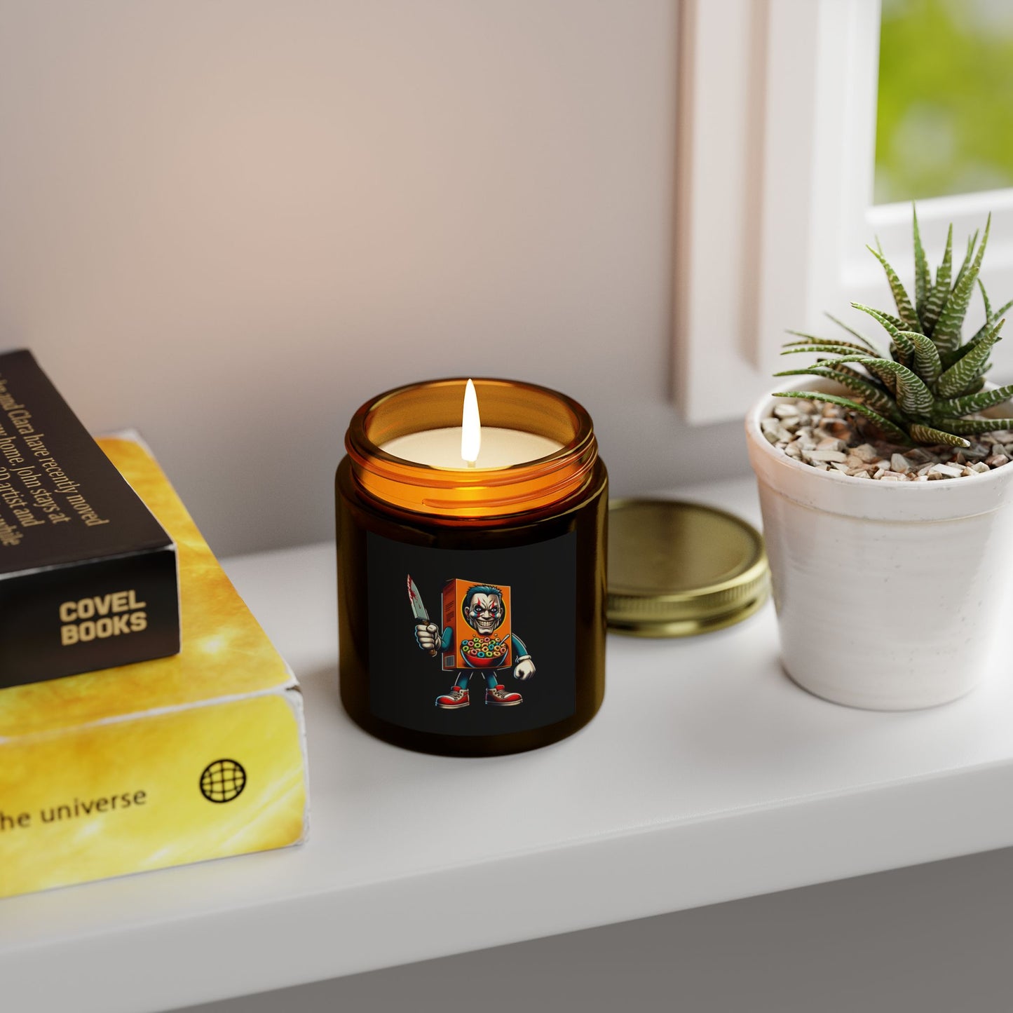 Scented Candle - Cereal Killer Character Design (4oz, 9oz)