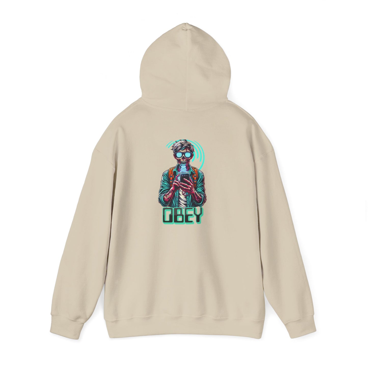 Sci Fi Brain Washing They Live Inspired Design Heavy Blend Hoodie