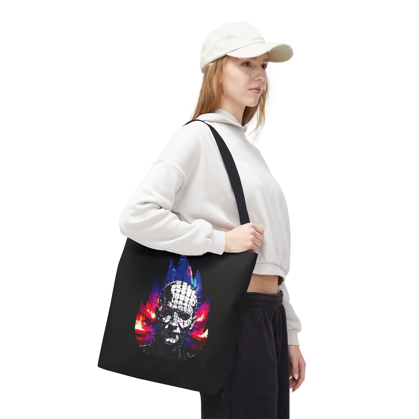 Tote Bag - Welcome To Hell Pinhead, 80's Horror Fun