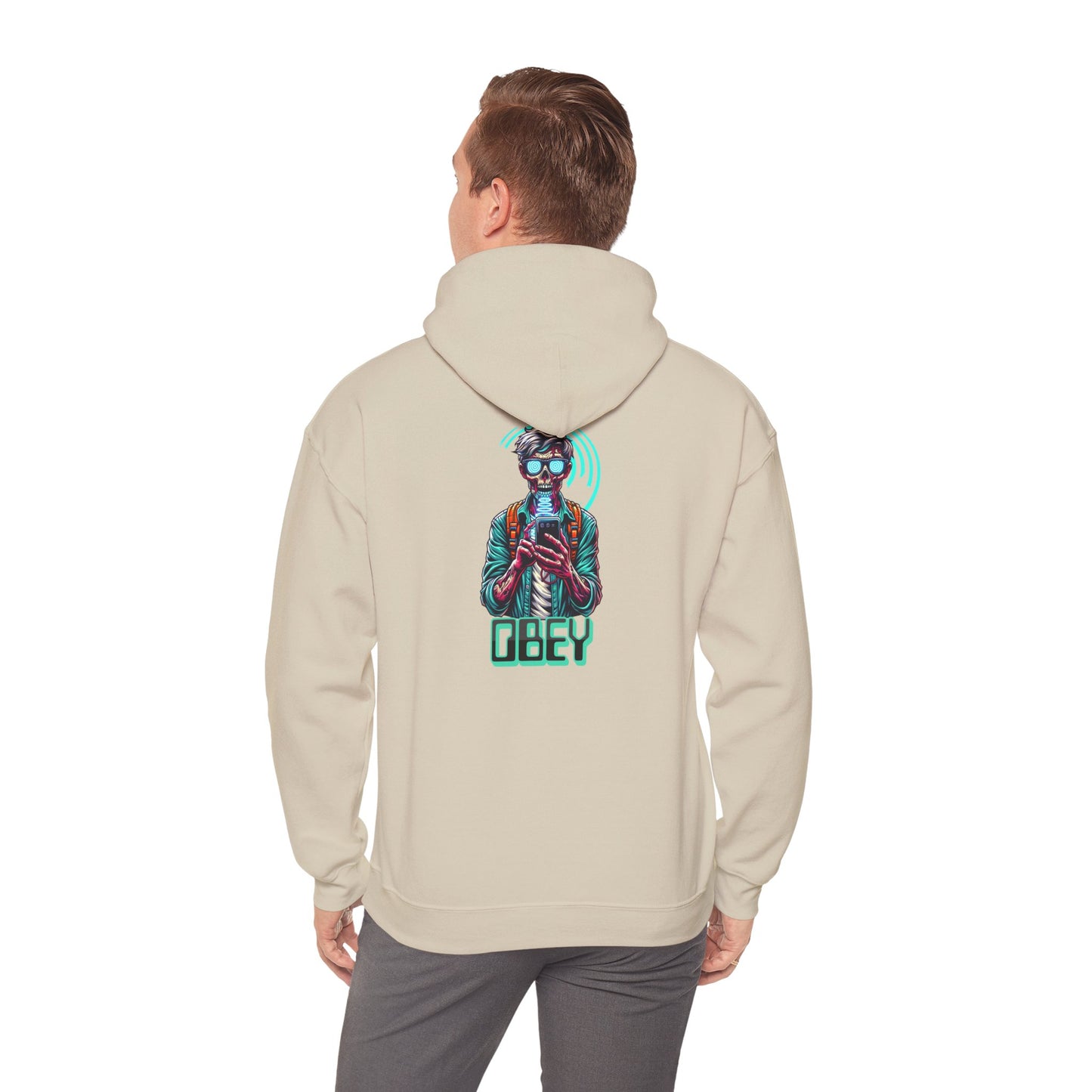 Sci Fi Brain Washing They Live Inspired Design Heavy Blend Hoodie