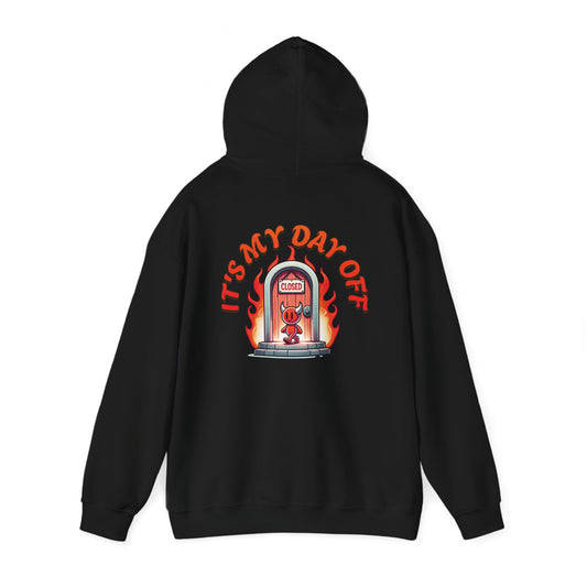 It's My Day Off Little Devil Unisex Heavy Blend™ Hooded Sweatshirt