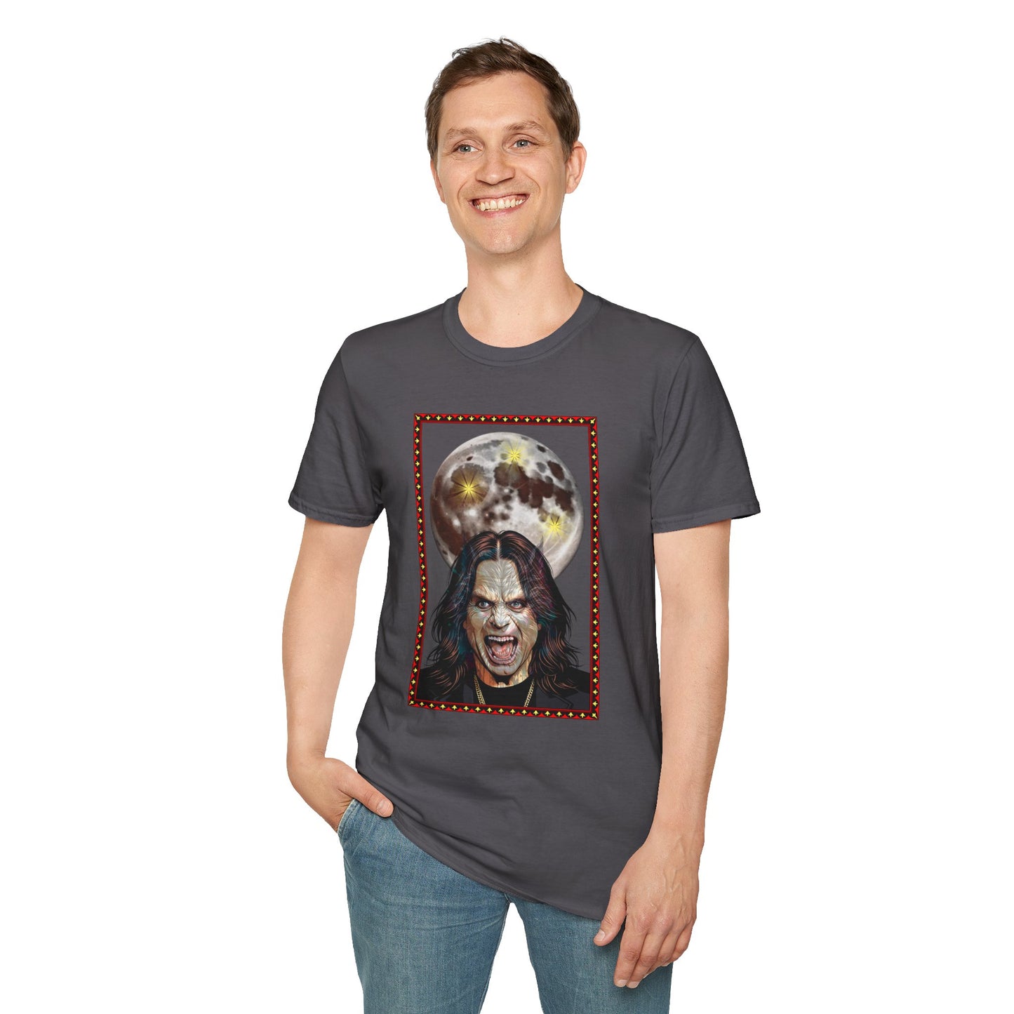 Ozzy Bark At The Moon Unisex T-Shirt - Werewolf Design