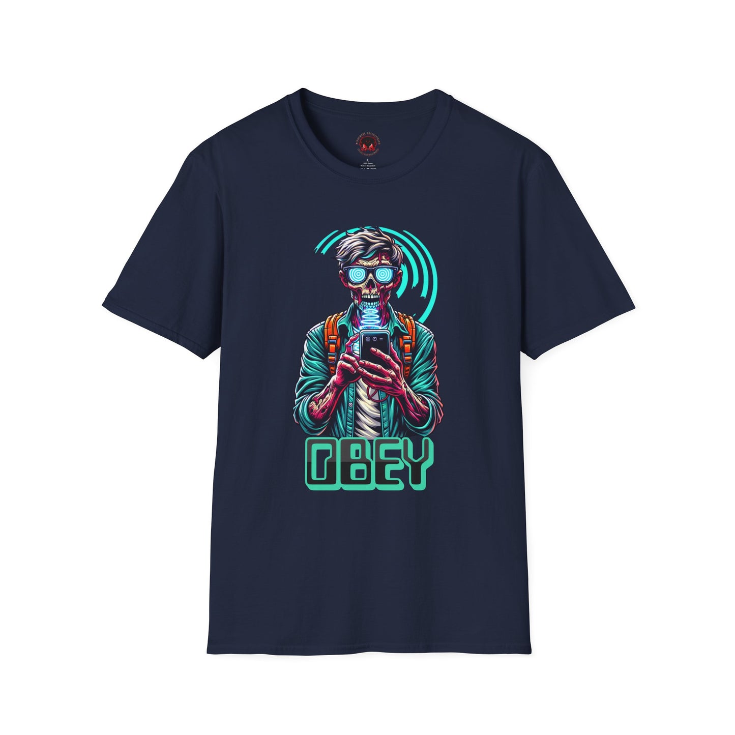 Brain Washing "Obey" Cell Phone Design - Unisex T-Shirt