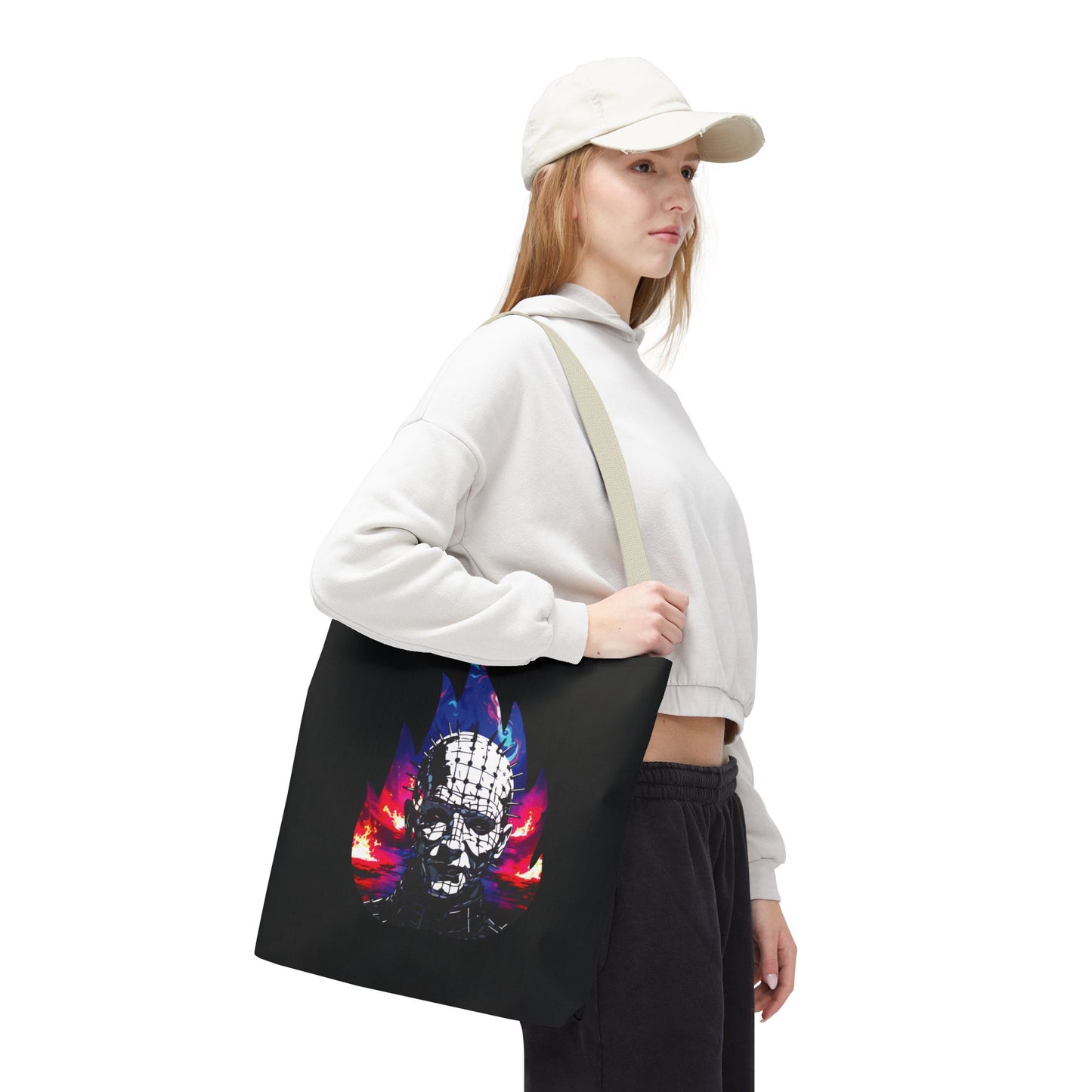 Tote Bag - Welcome To Hell Pinhead, 80's Horror Fun