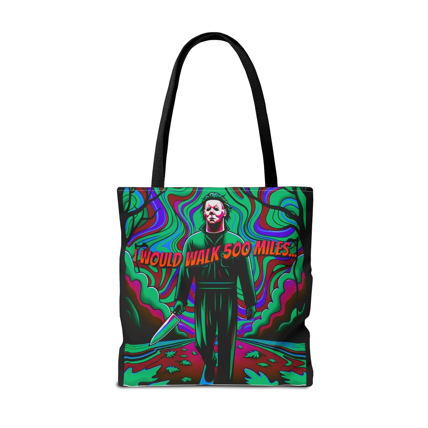 Horradelic Horror Fun Michael With The Mask On Myers Beach Halloween Lunch Tote Bag (AOP)