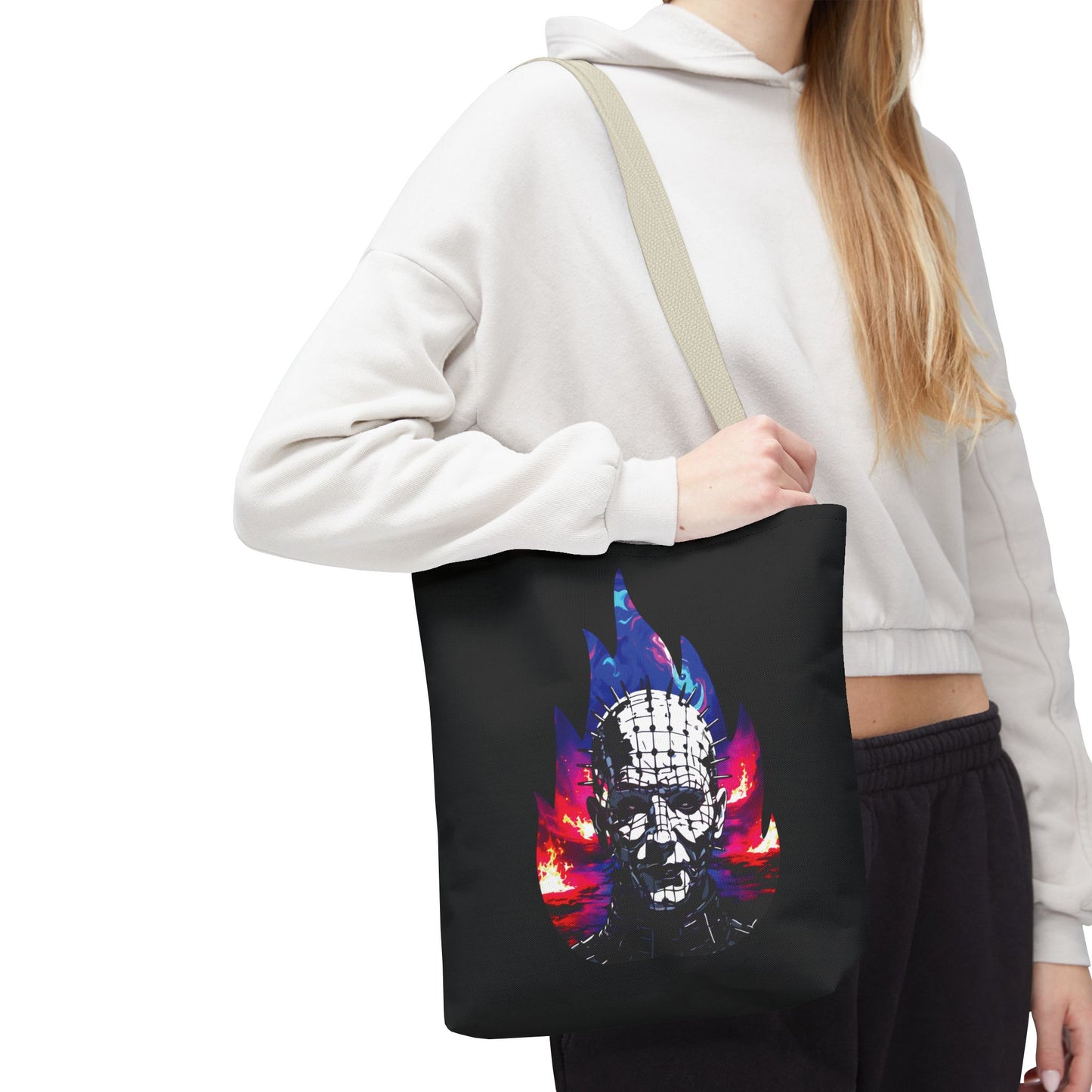 Tote Bag - Welcome To Hell Pinhead, 80's Horror Fun