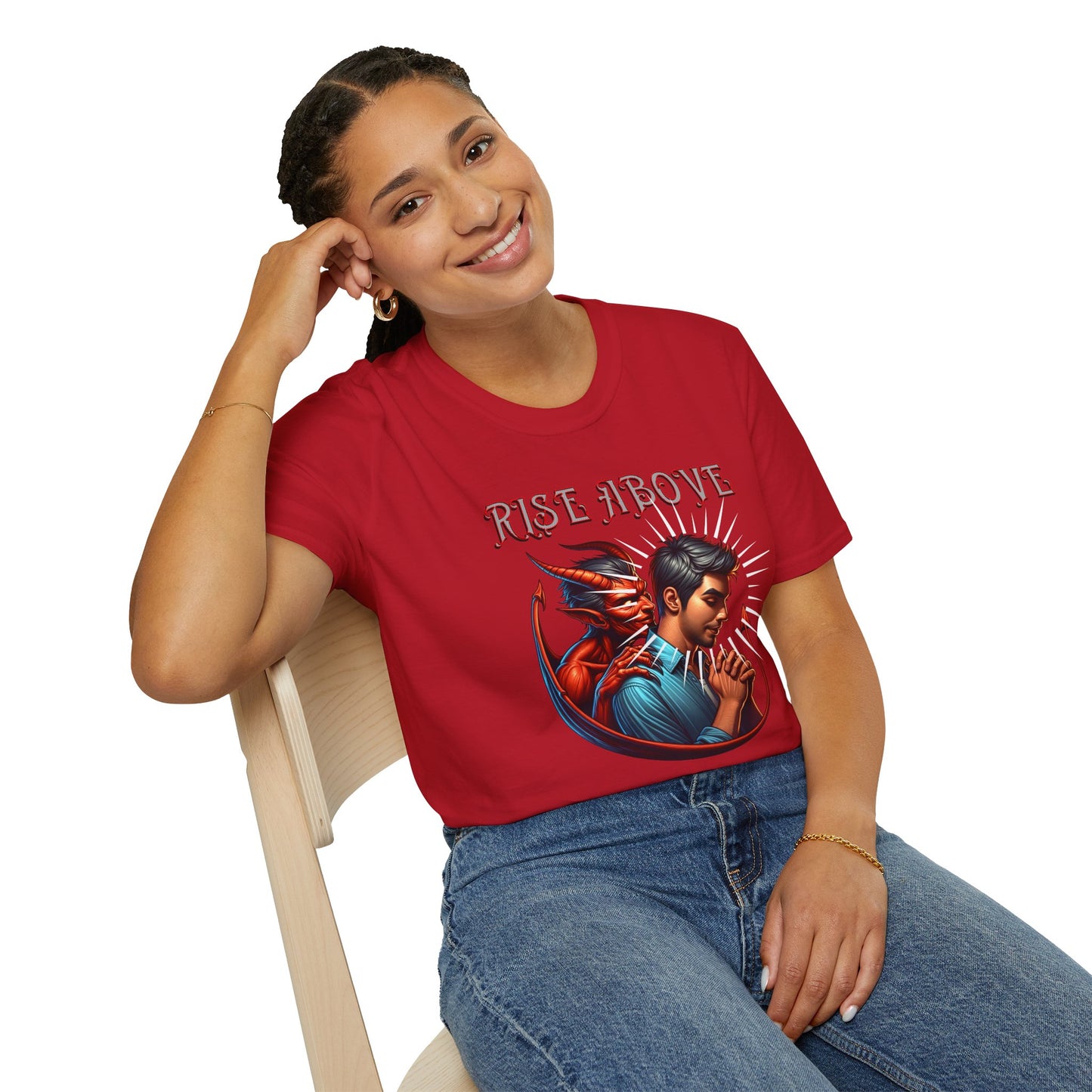 Devil Whisper Rise Above Unisex T-Shirt